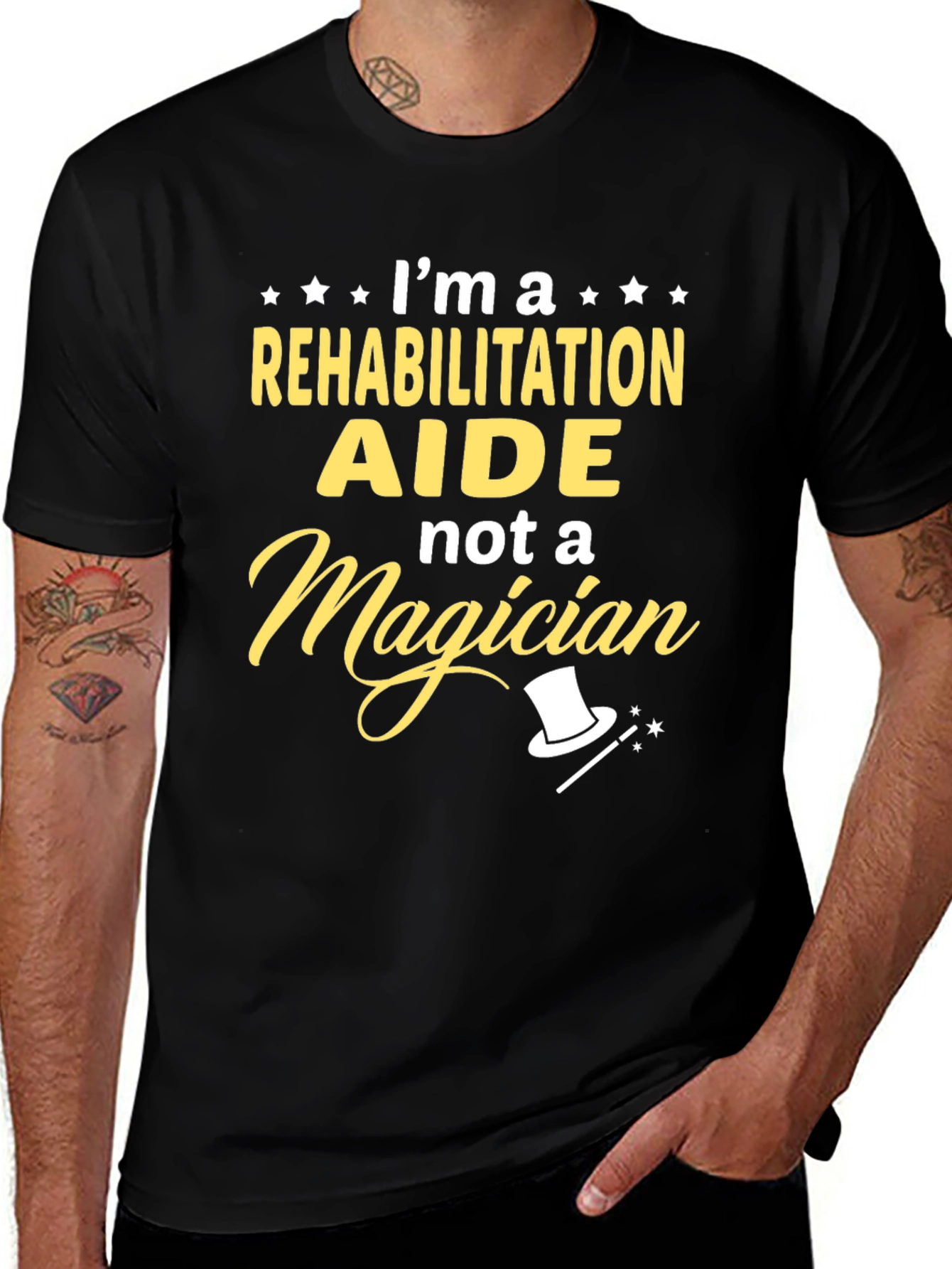 Variant 5 of Rehabilitation Aide T-Shirt - Not A Magician