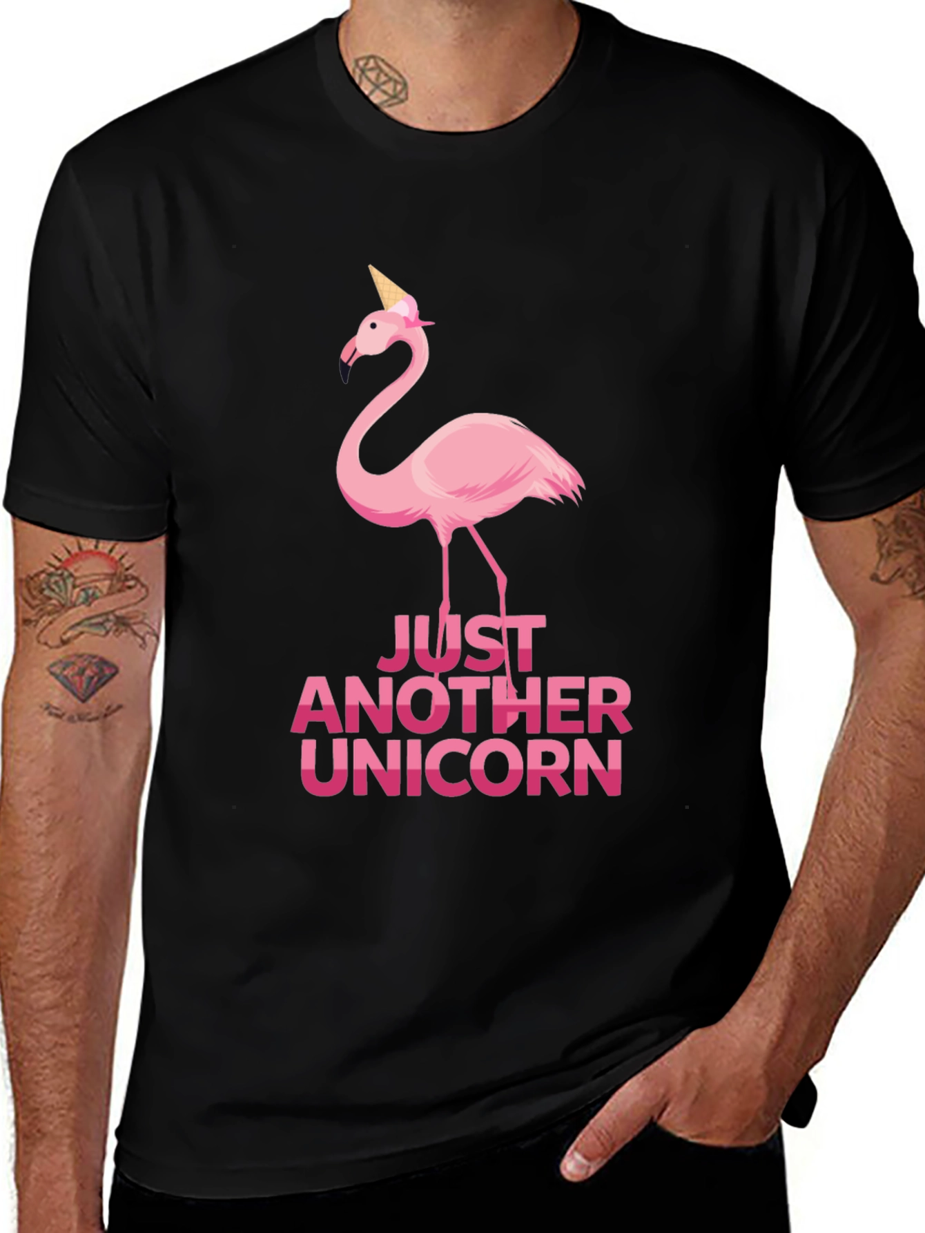 Variant 18 of Just Another Unicorn Funny Flamingo T-Shirt