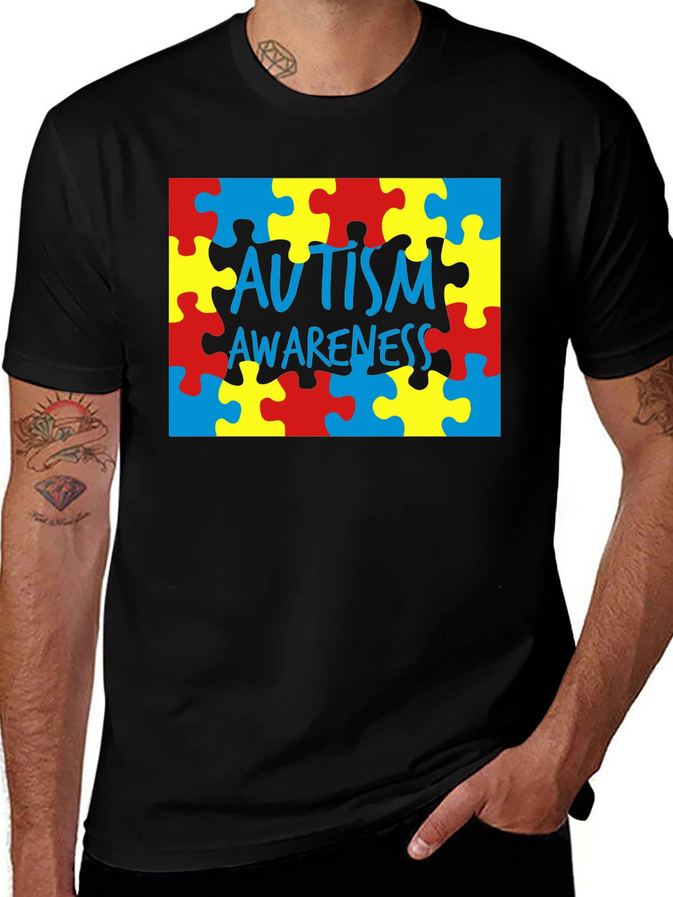 Autism Awareness Puzzle Piece T-Shirt