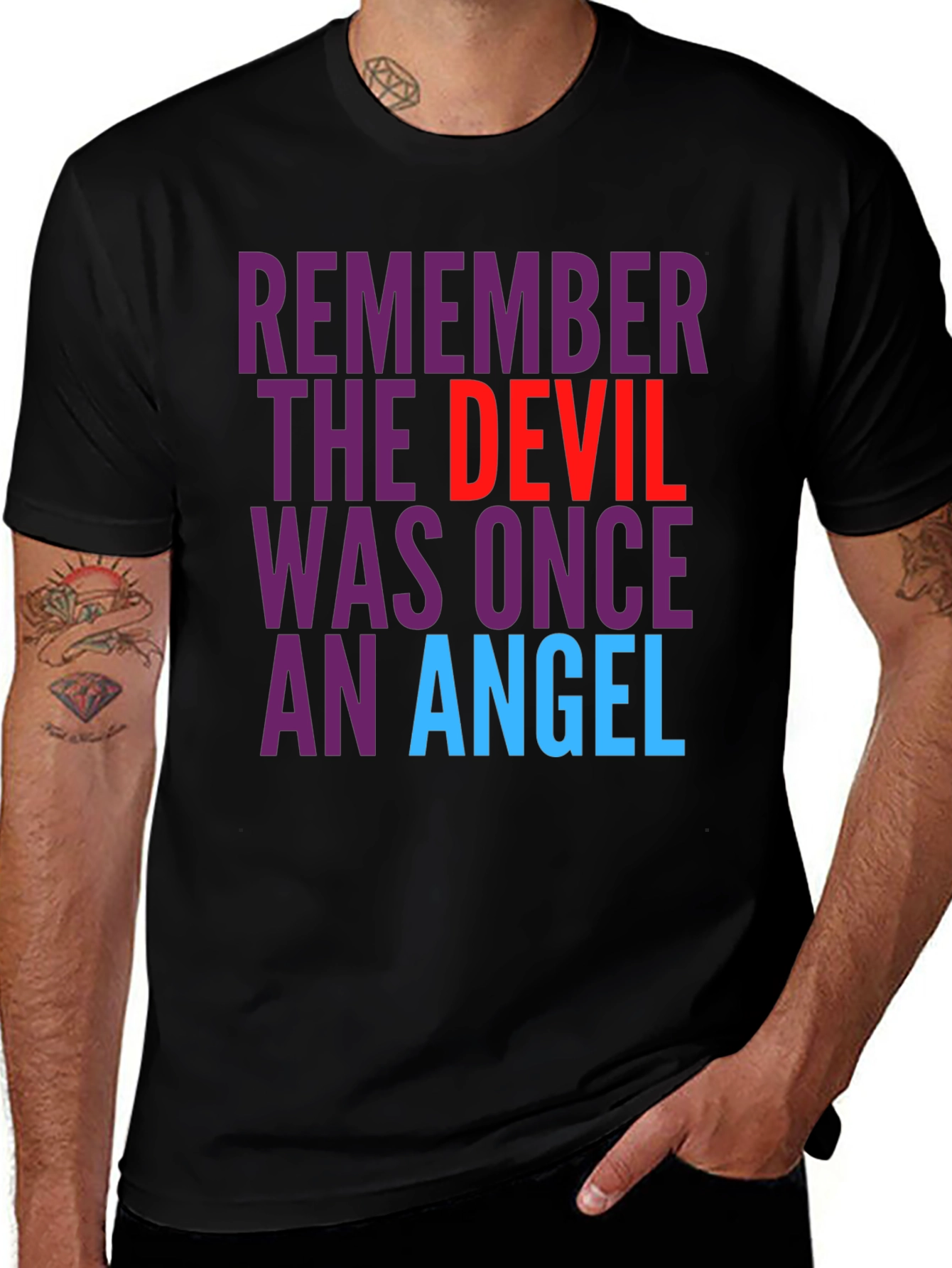 Variant 11 of Remember the Devil Graphic Tee