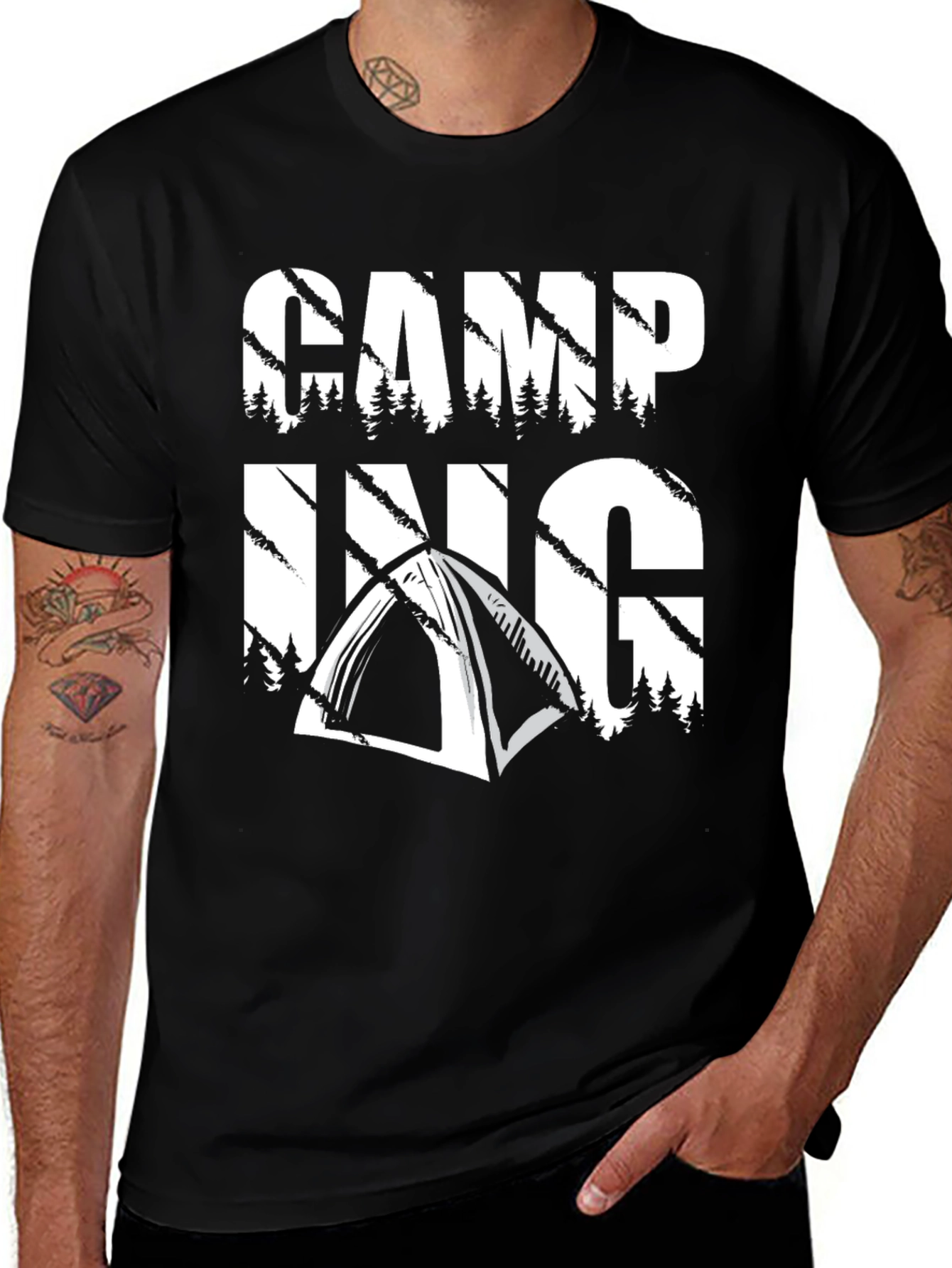 Variant 17 of Camping Adventure Graphic Tee