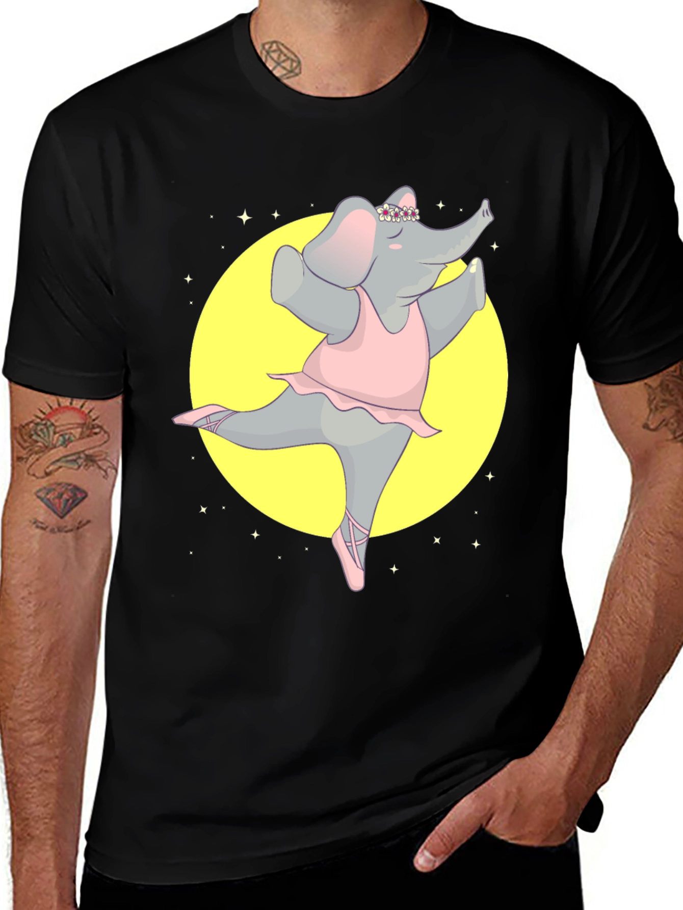 Variant 7 of Elephant Ballerina T-Shirt - Dance in Style