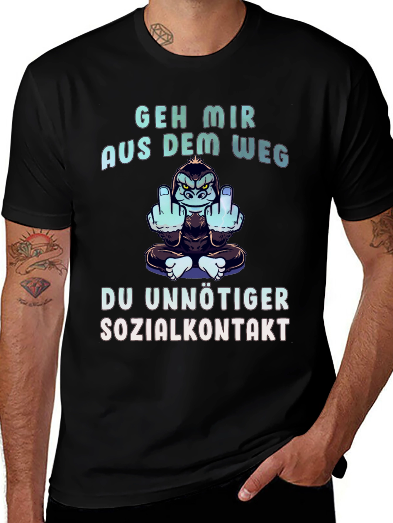 Variant 28 of Geh Mir Aus Dem Weg Graphic Tee