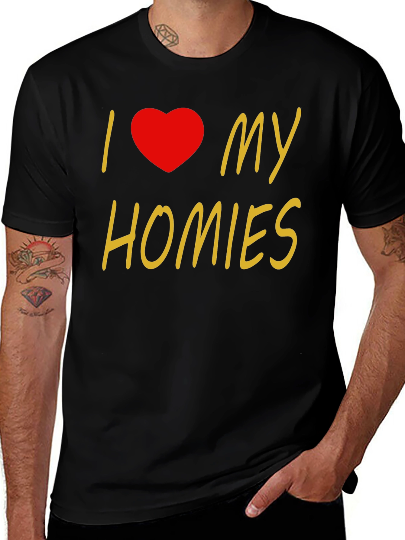 Variant 11 of I Love My Homies Graphic T-Shirt