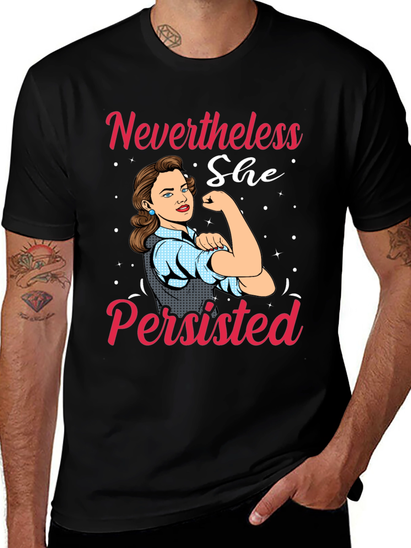 Variant 17 of Nevertheless She Persisted Graphic T-Shirt