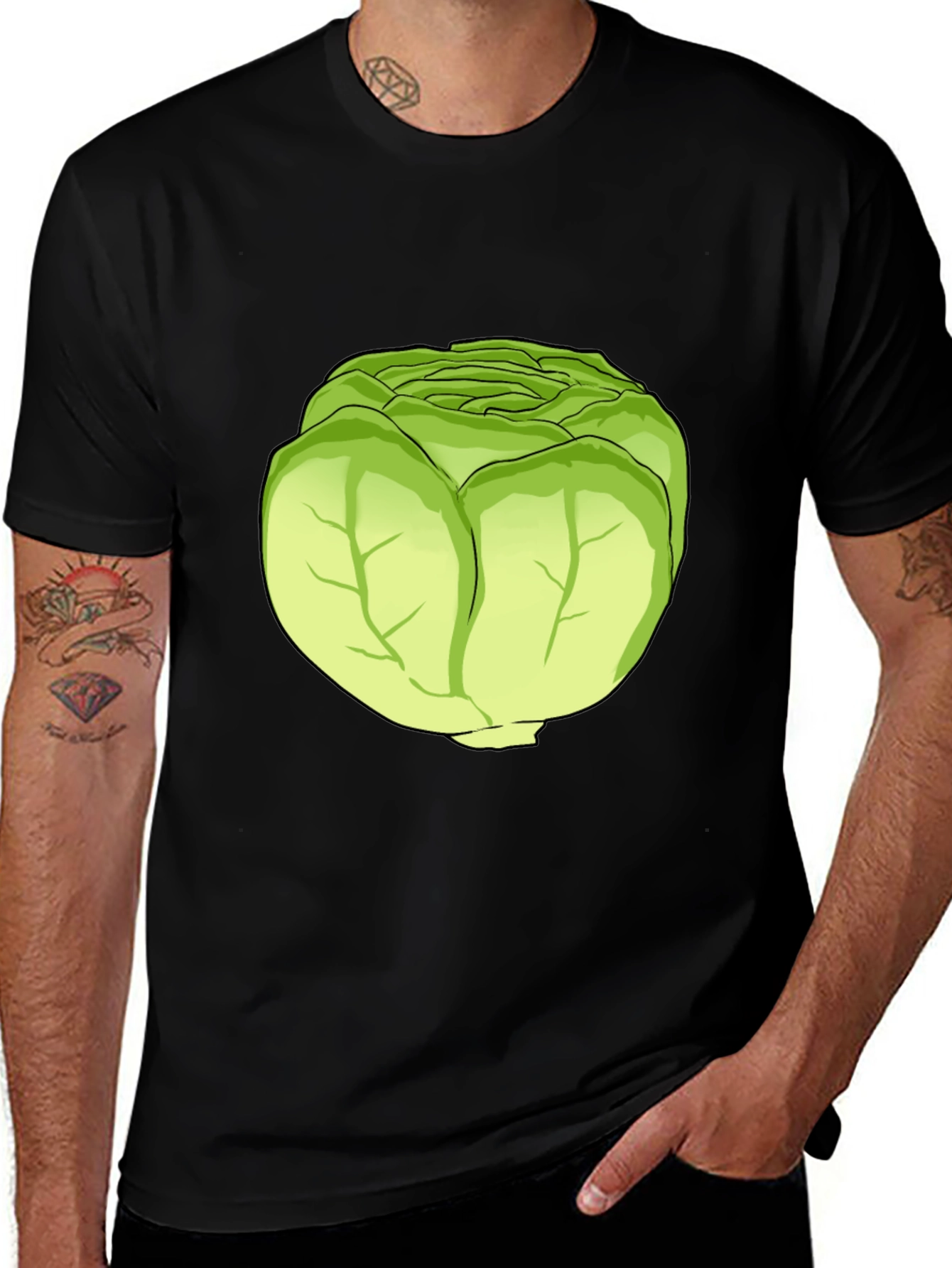 Variant 4 of Lettuce Graphic Tee - Fresh Style!