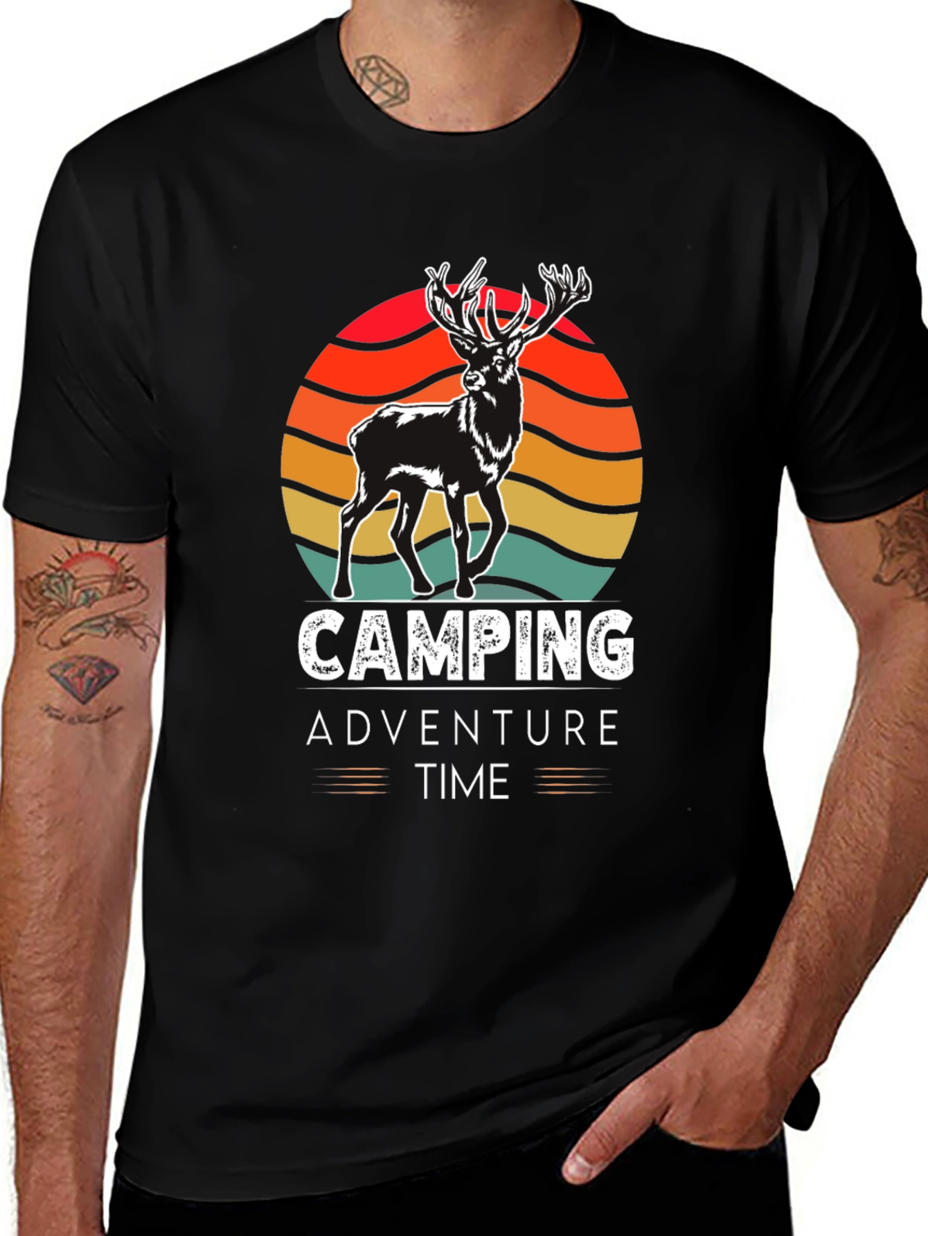 Variant 24 of Camping Adventure Time Graphic Tee