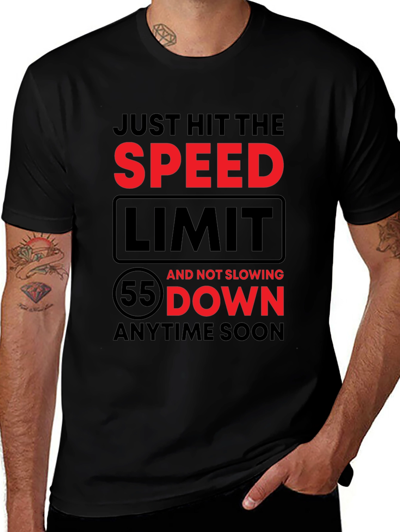Variant 2 of Just Hit the Speed Limit T-Shirt
