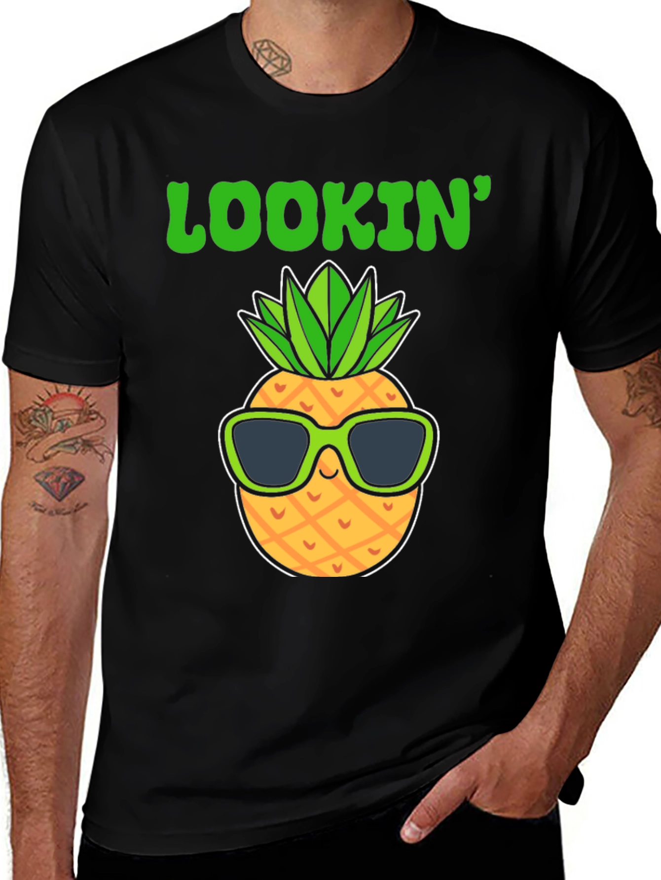 Variant 20 of Cool Pineapple Graphic T-Shirt