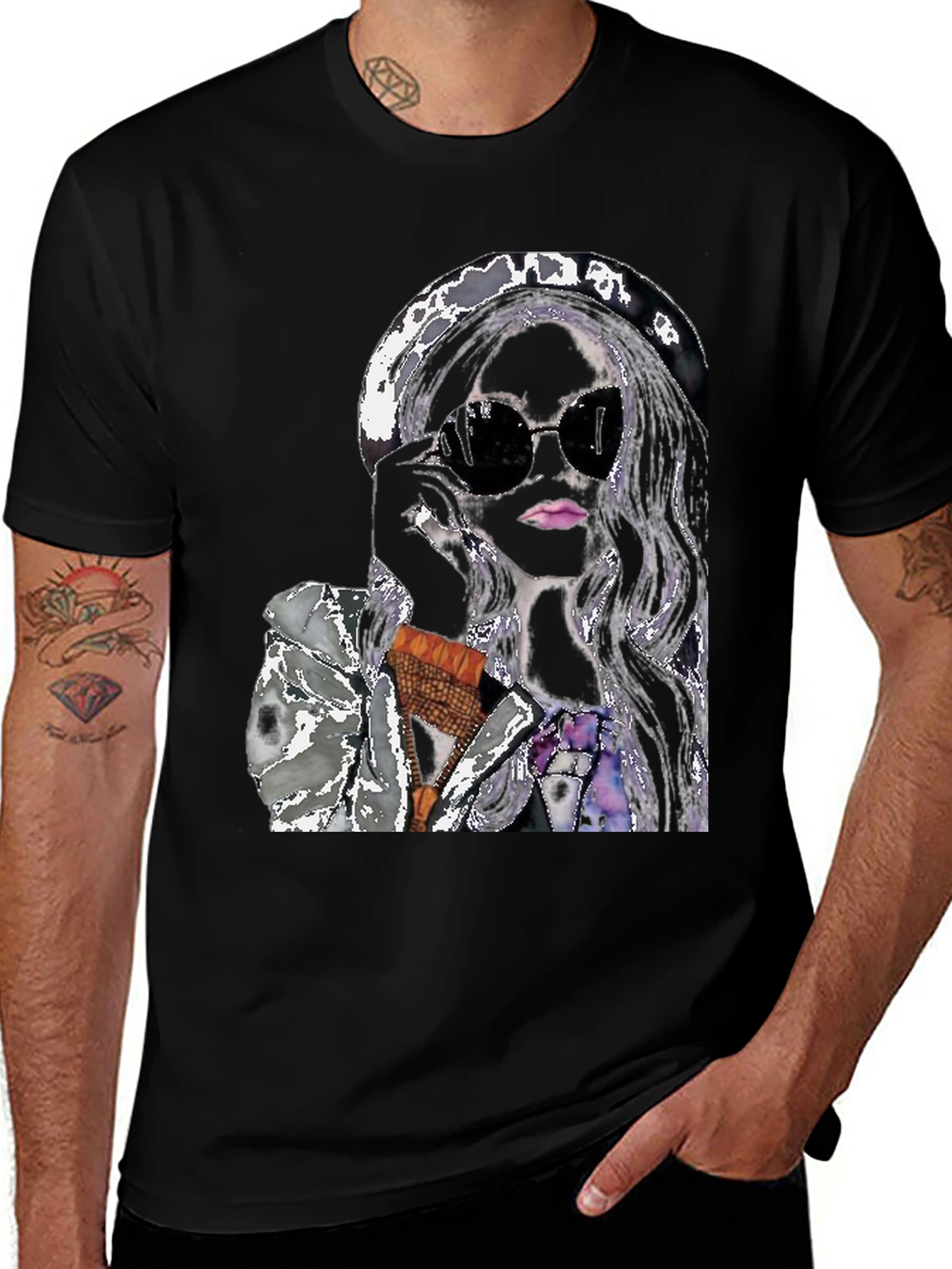 Stylish Woman Graphic Tee - Chic & Trendy