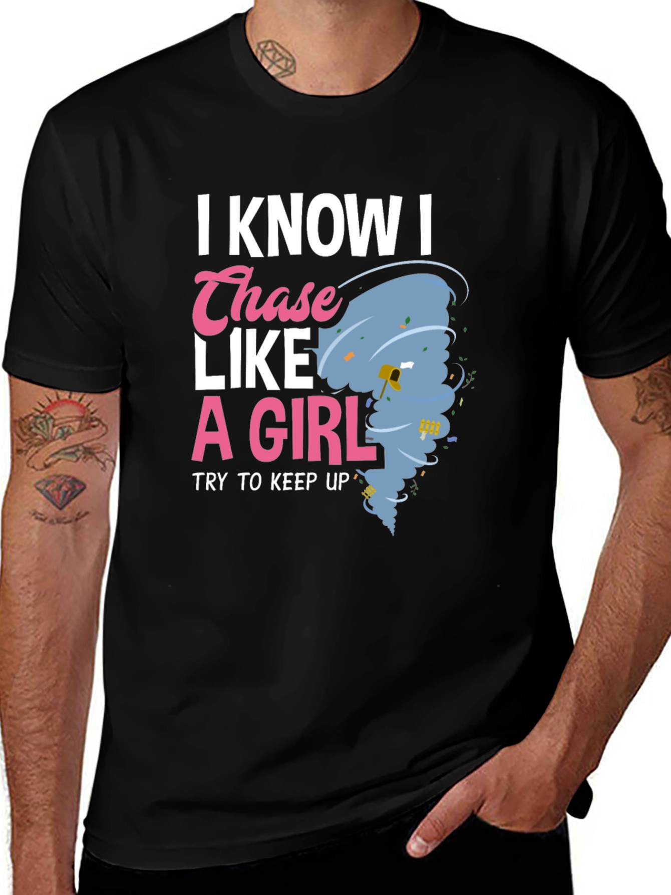 Variant 19 of Chase Like a Girl T-Shirt