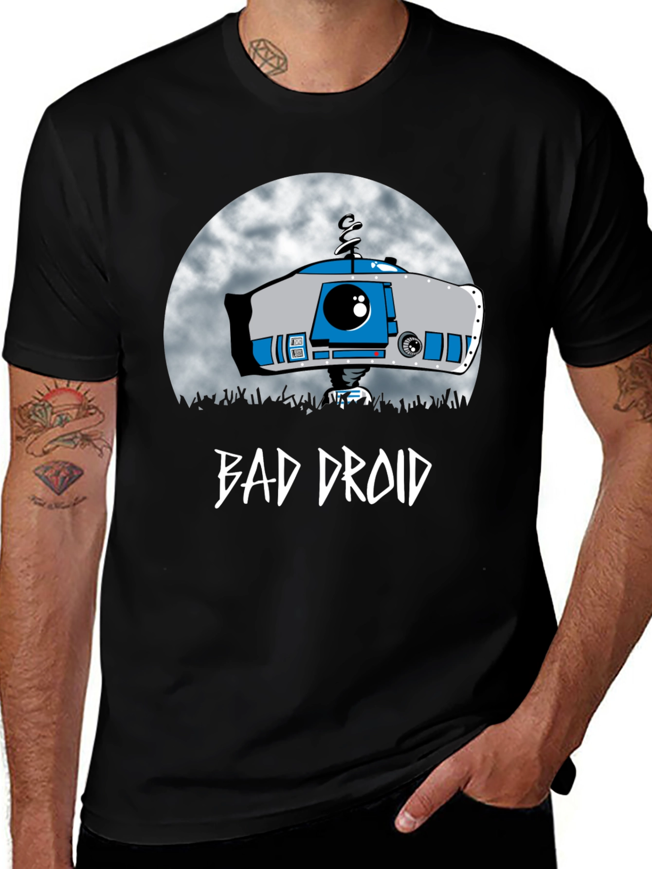 Bad Droid T-Shirt - Geeky Humor Tee