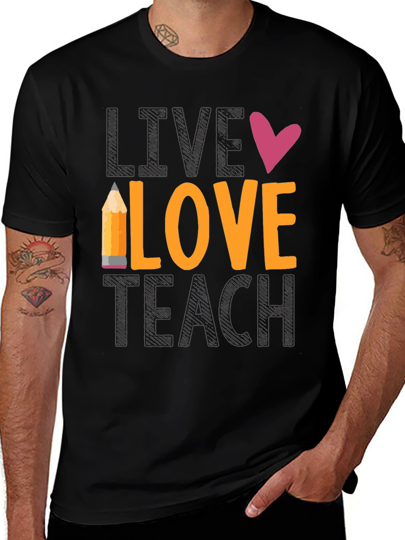 Live Love Teach Graphic Tee