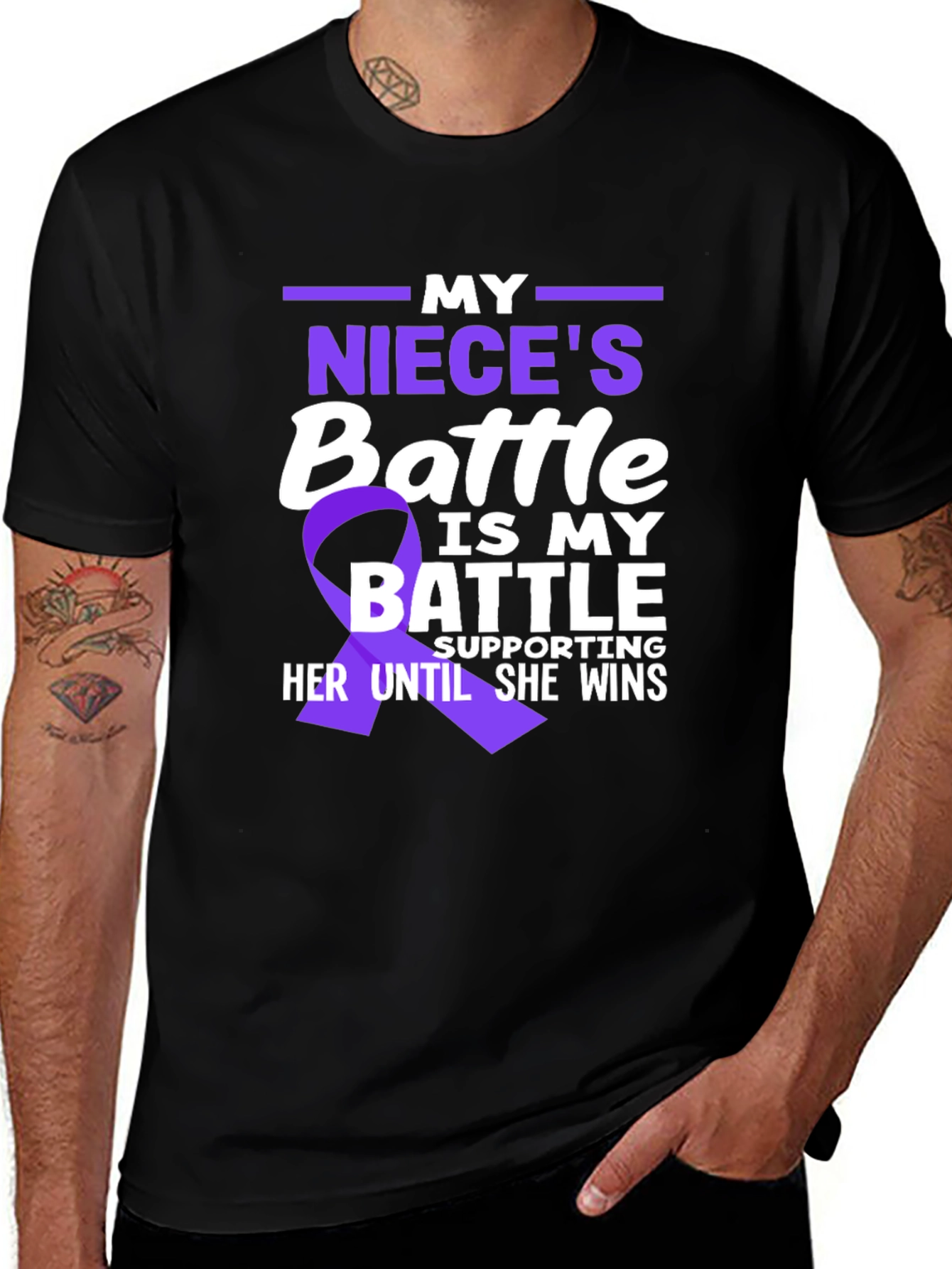 My Niece's Battle Support Awareness T-Shirt