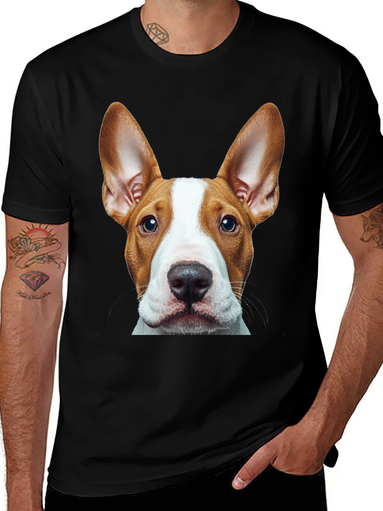 Variant 29 of Dog Face Graphic Tee - Unique Pet Lover Gift