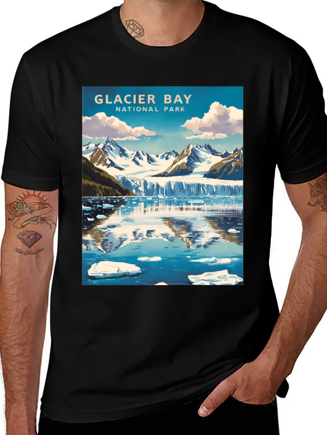 Variant 2 of Glacier Bay National Park Graphic Tee