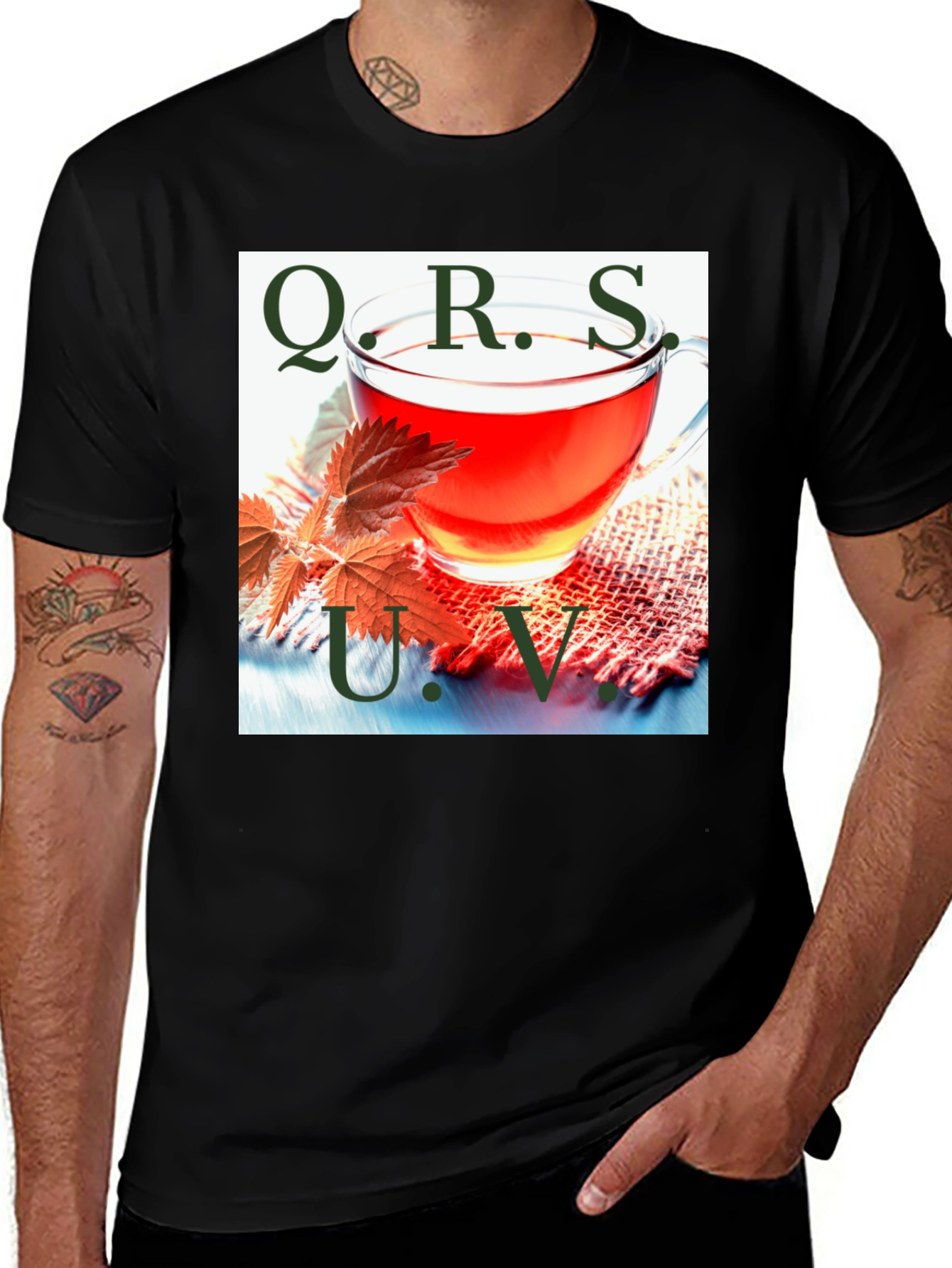 Variant 27 of Herbal Tea T-Shirt - Nature Inspired Graphic Tee