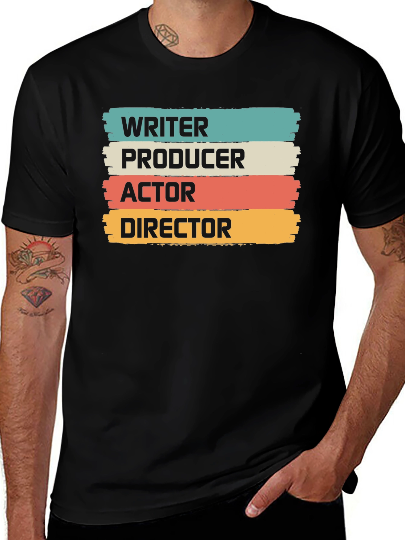 Variant 26 of Writer Producer Actor Director Retro T-Shirt