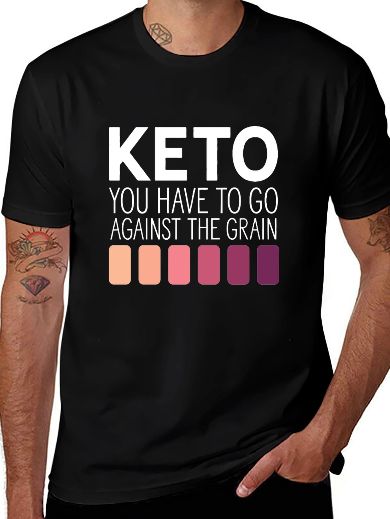Keto Against The Grain Graphic T-Shirt