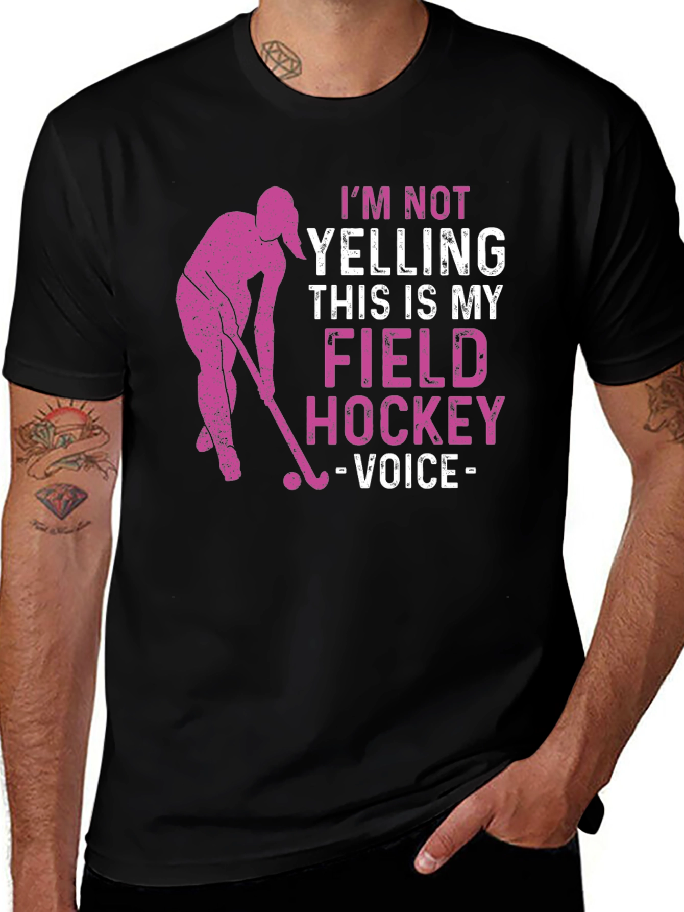 Variant 30 of Field Hockey Voice Tee - Funny Sports T-Shirt