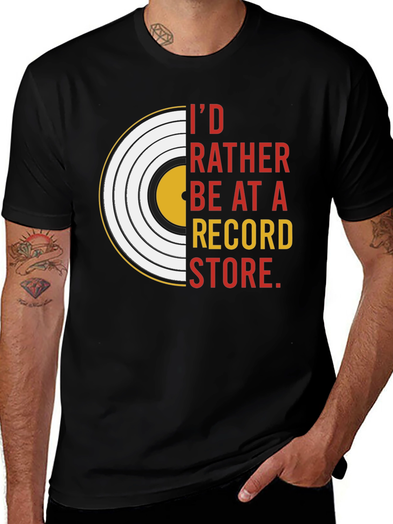 Variant 20 of Record Store Graphic T-Shirt