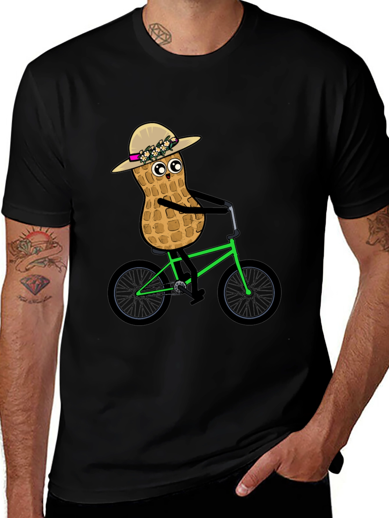 Variant 20 of Peanut on a Bike Graphic T-Shirt