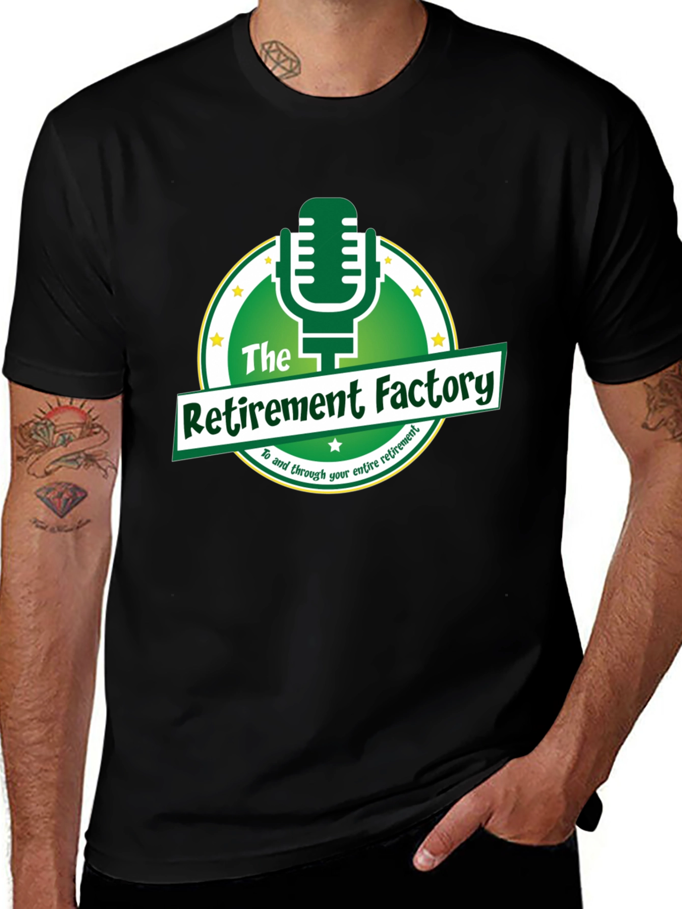 The Retirement Factory Podcast T-Shirt