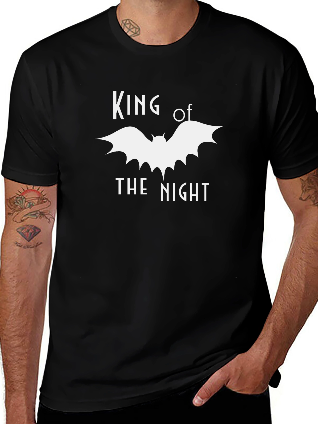 Variant 8 of King of the Night Bat Graphic T-Shirt