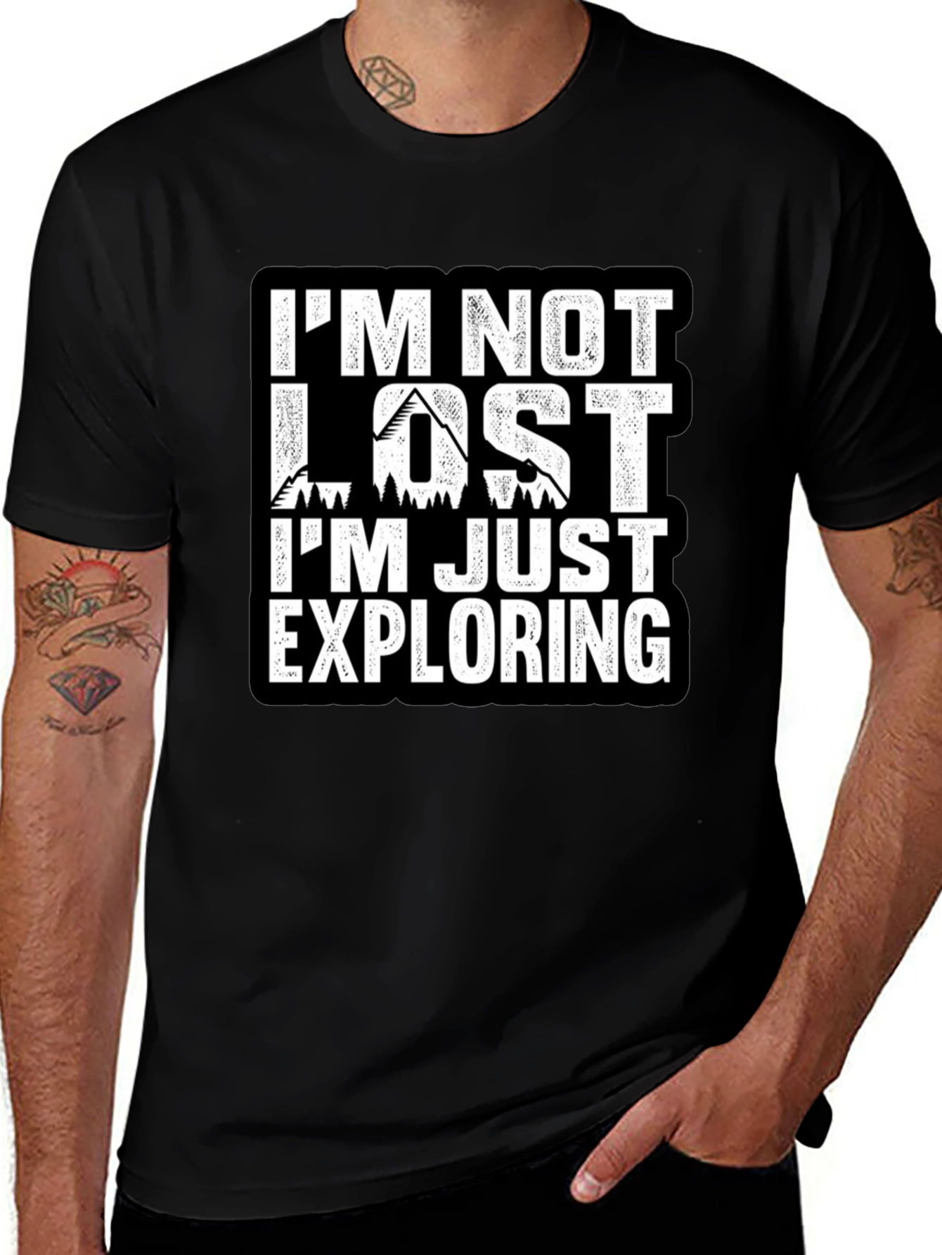 Variant 26 of I'm Not Lost, I'm Exploring T-Shirt