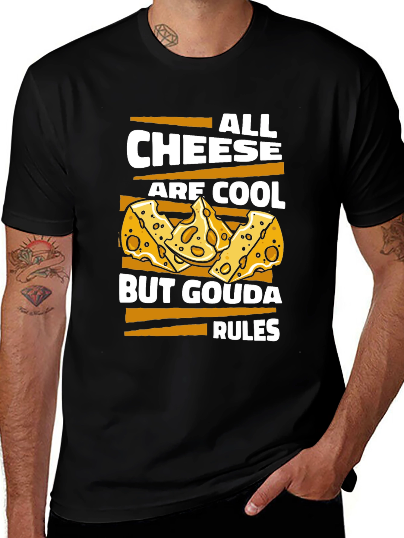 Variant 22 of Cheese Lover T-Shirt - Gouda Rules