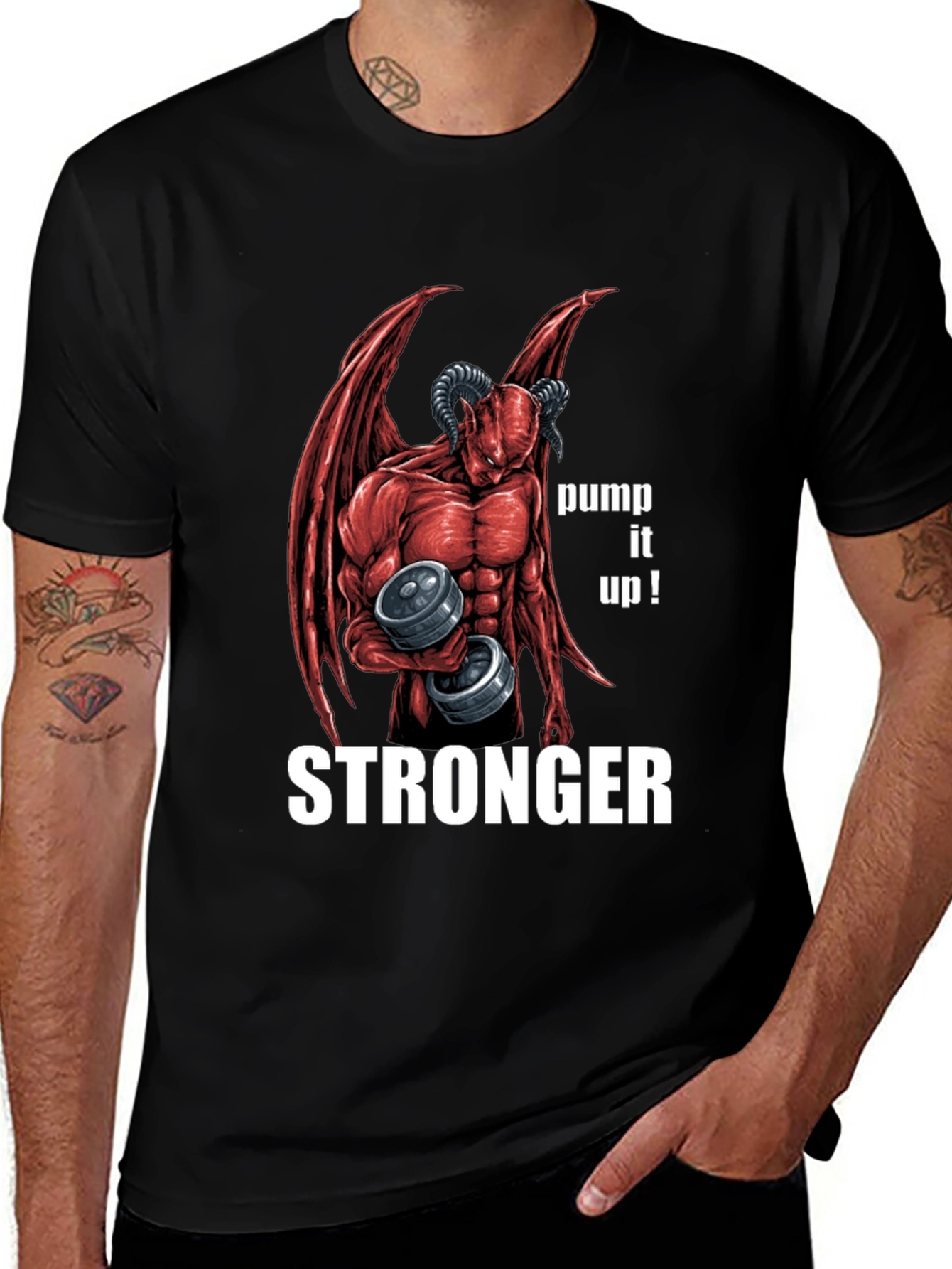 Variant 15 of Devil Gym T-Shirt - Pump It Up!