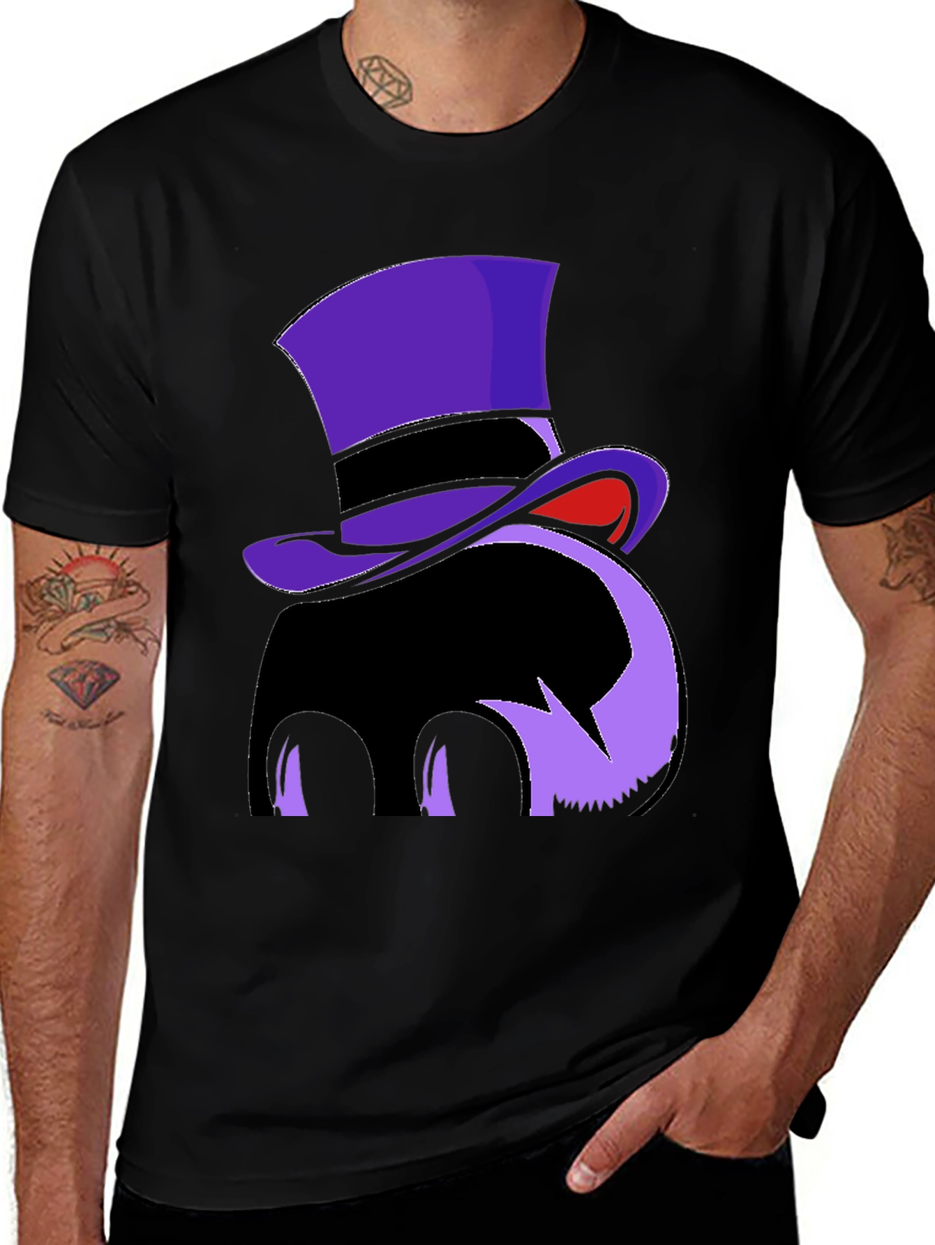 Variant 15 of Top Hat Monster Graphic Tee