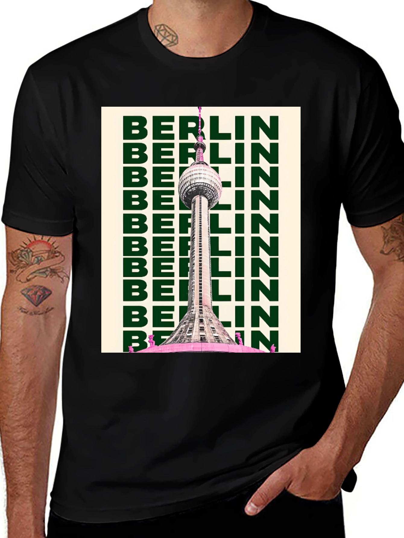 Berlin Tower Graphic Tee - Unisex Short Sleeve