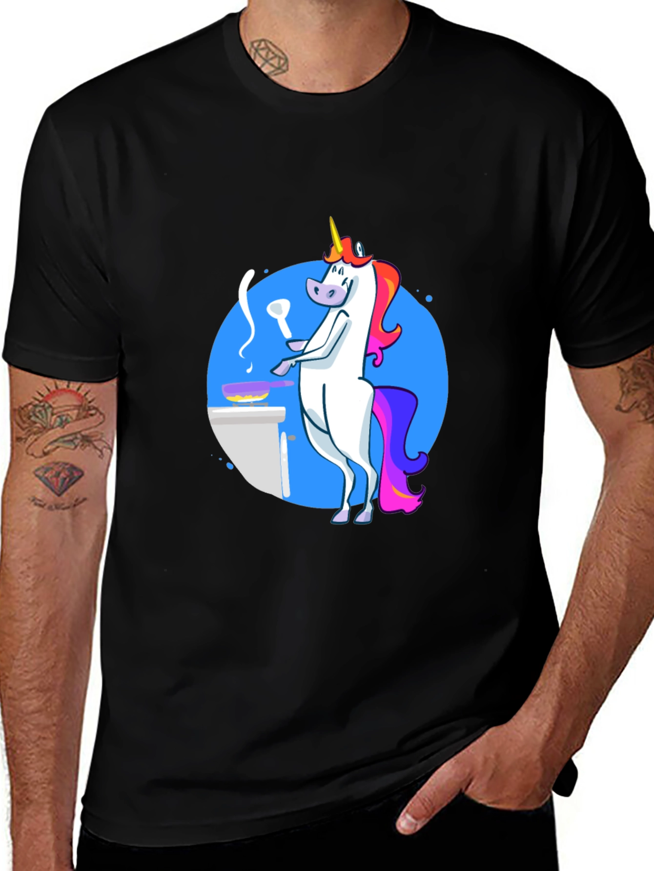 Variant 11 of Unicorn Chef T-Shirt