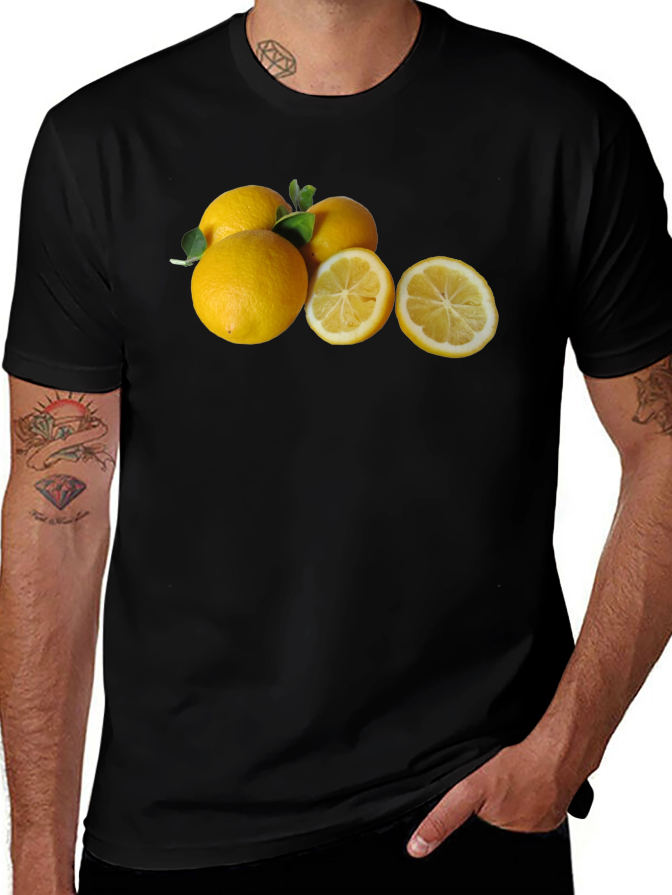 Variant 14 of Lemon Graphic T-Shirt - Fresh & Zesty Design
