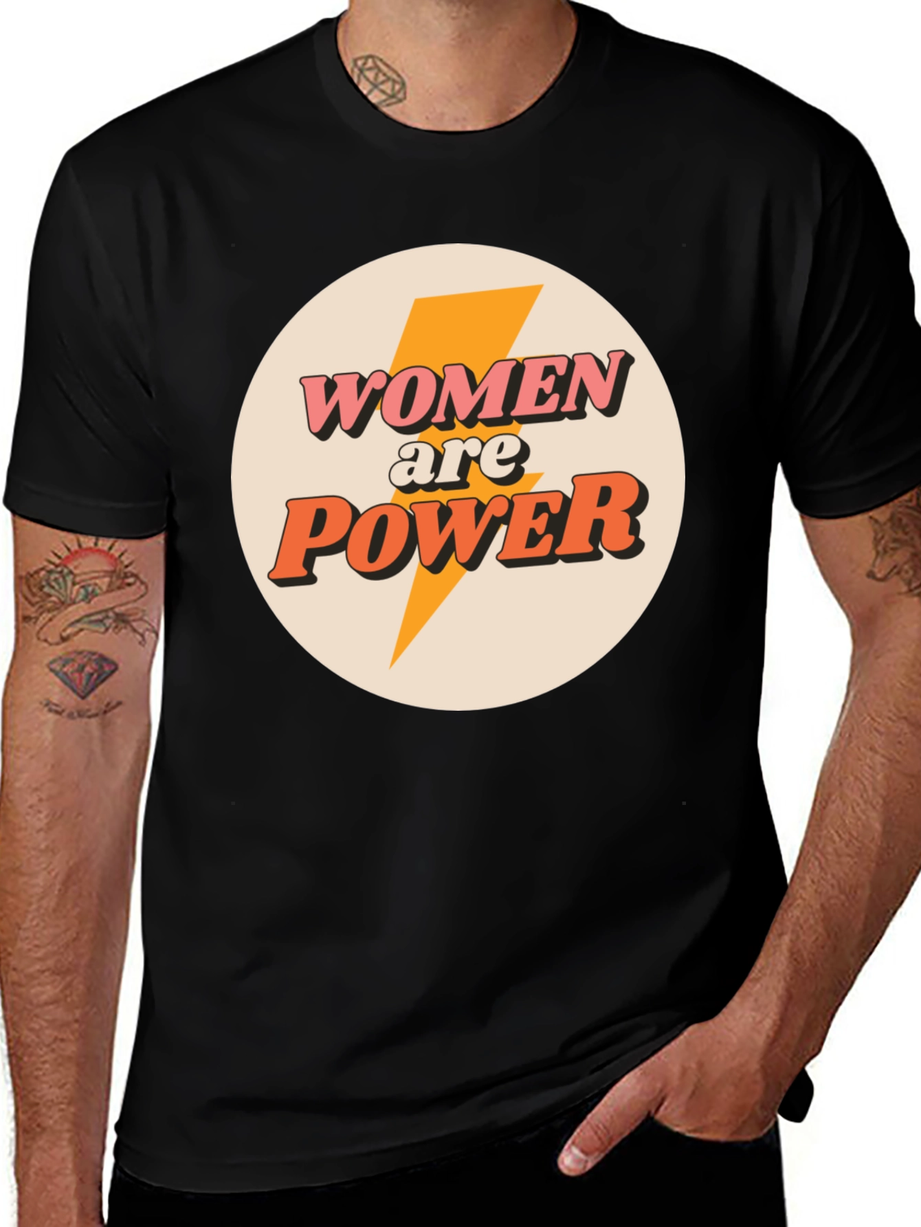Women are Power Graphic Tee - Retro Feminist T-Shirt