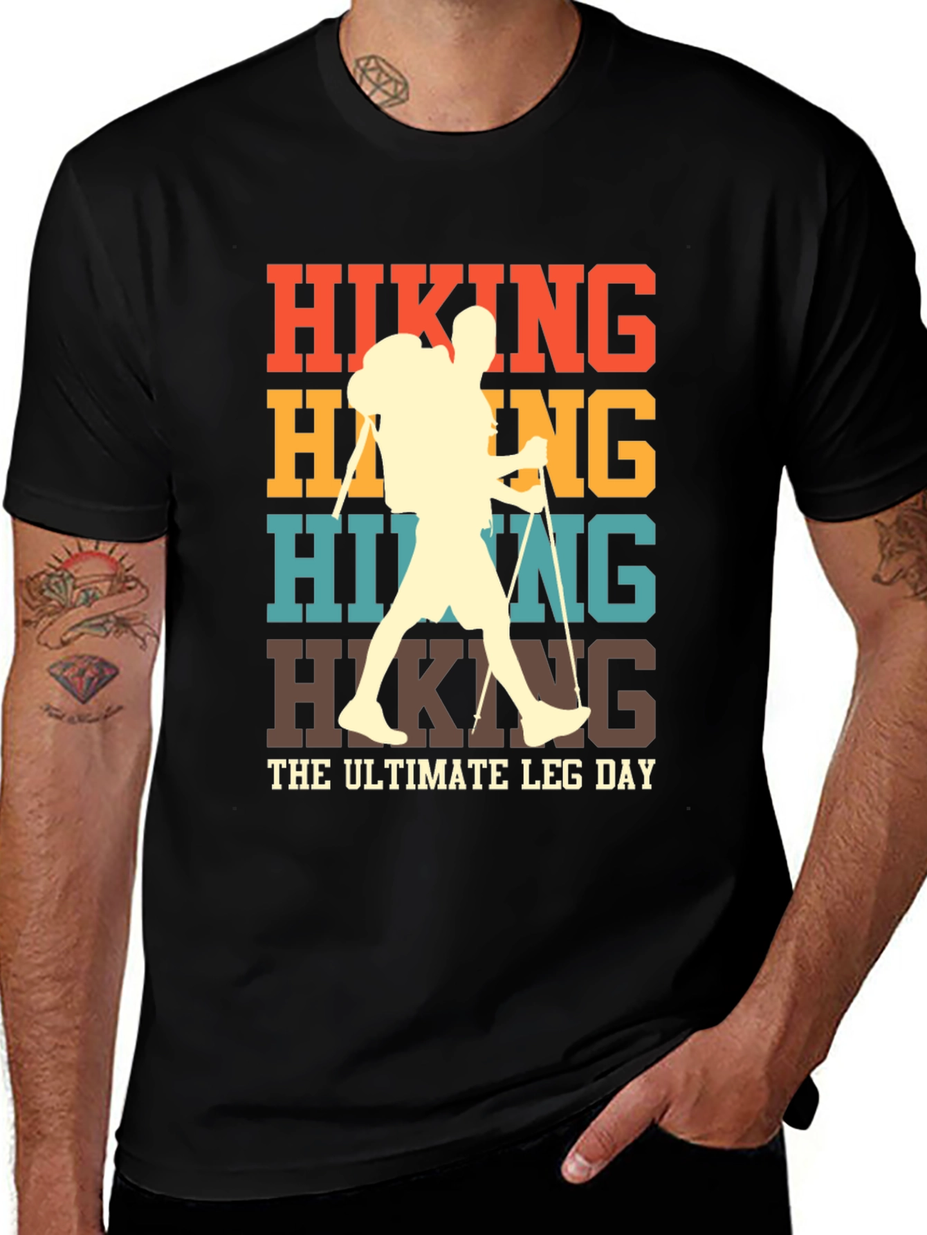 Variant 5 of Hiking Ultimate Leg Day T-Shirt
