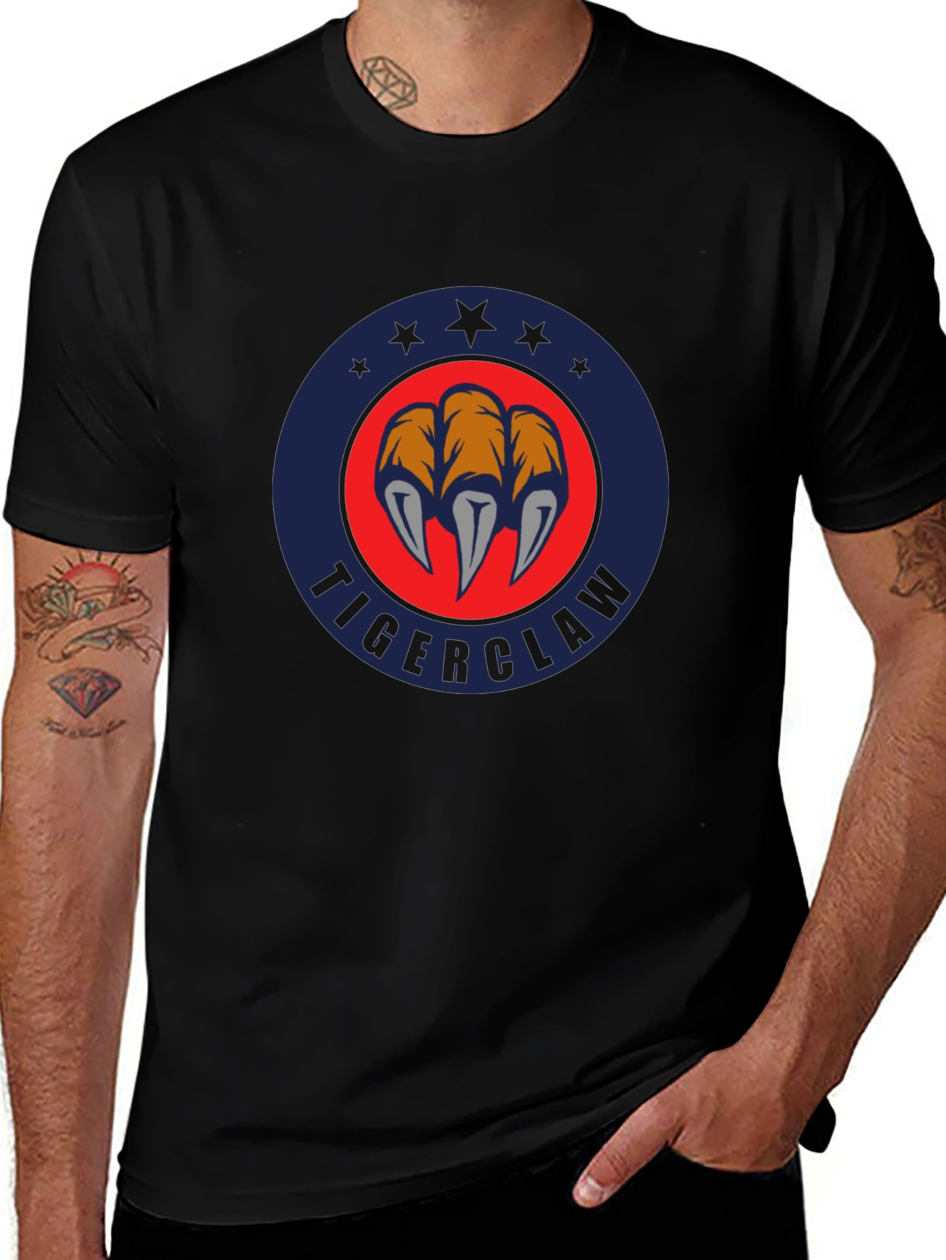 Variant 20 of Tigerclaw Emblem Black T-Shirt