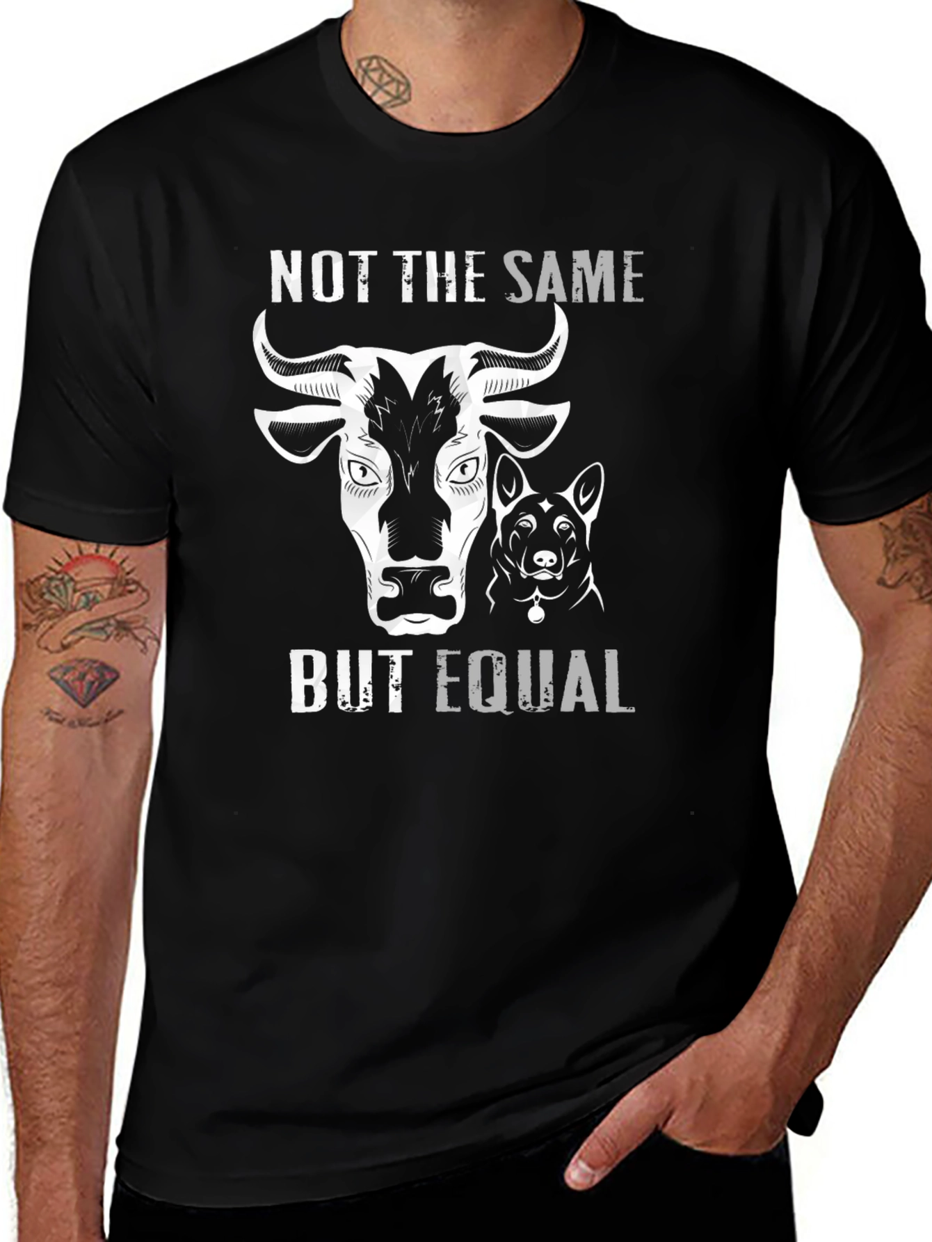 Black Not the Same But Equal Graphic T-Shirt main image