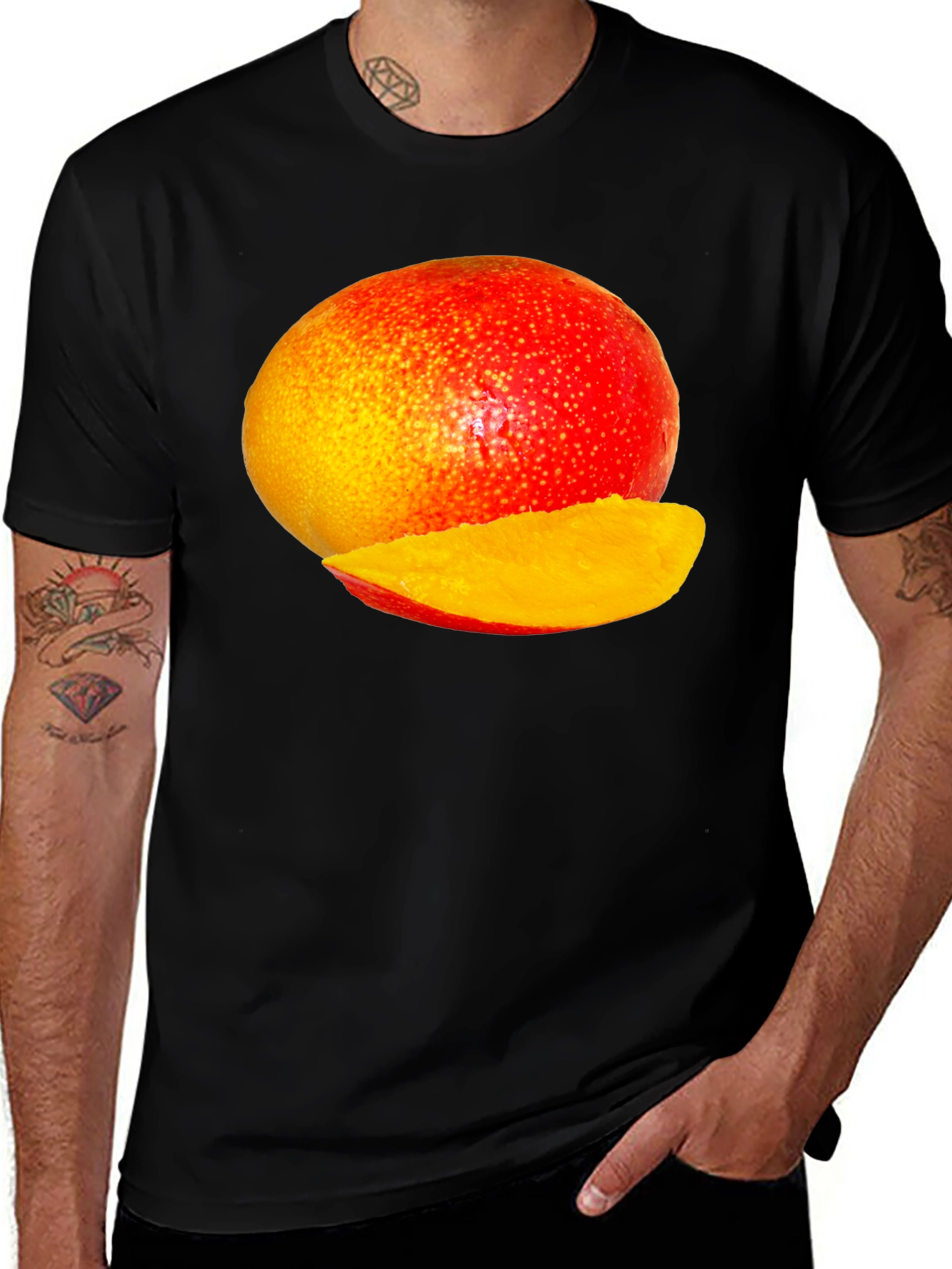 Variant 21 of Mango Graphic Tee - Fresh Fruit Lover T-Shirt
