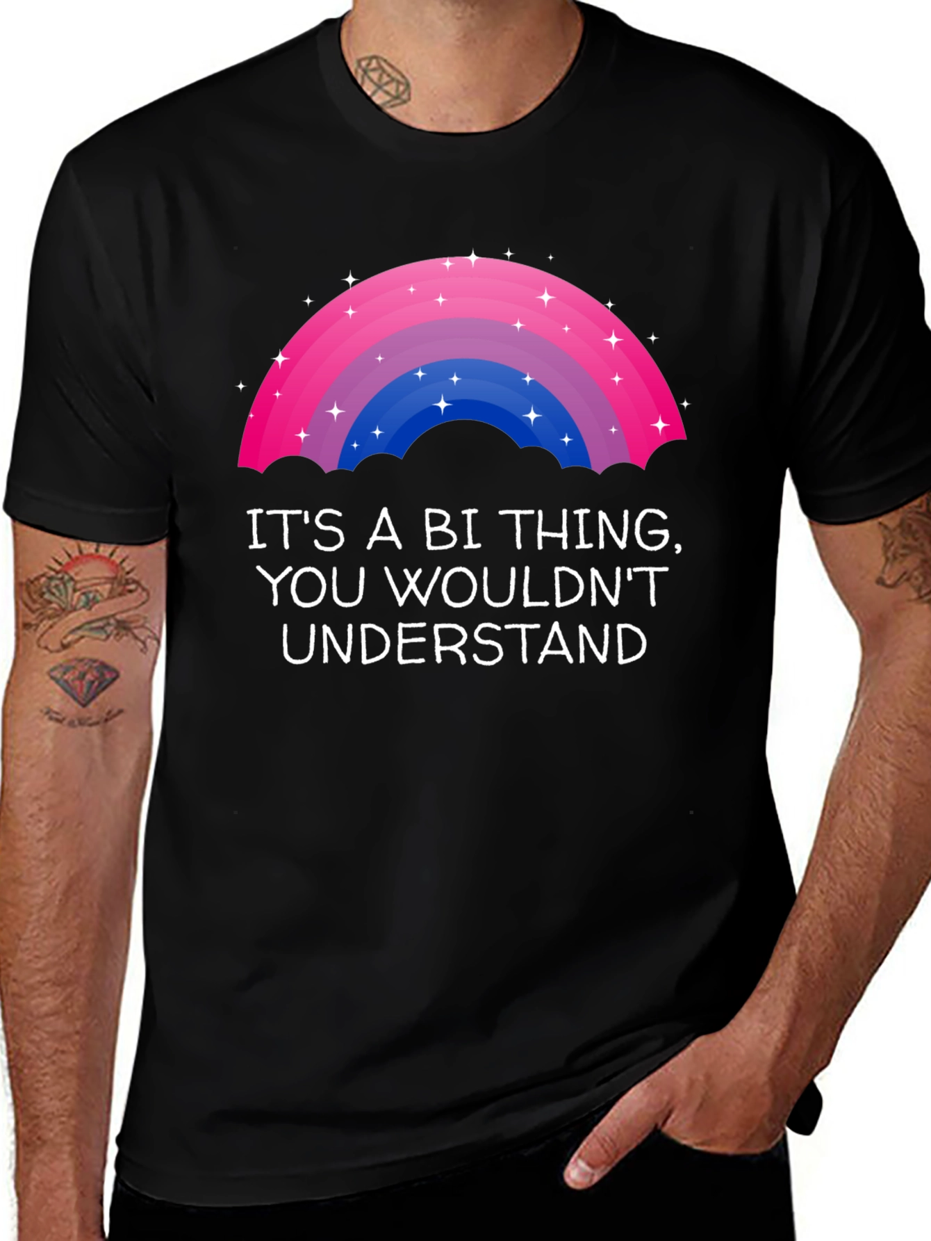 Bi Pride Rainbow T-Shirt - It's A Bi Thing Tee