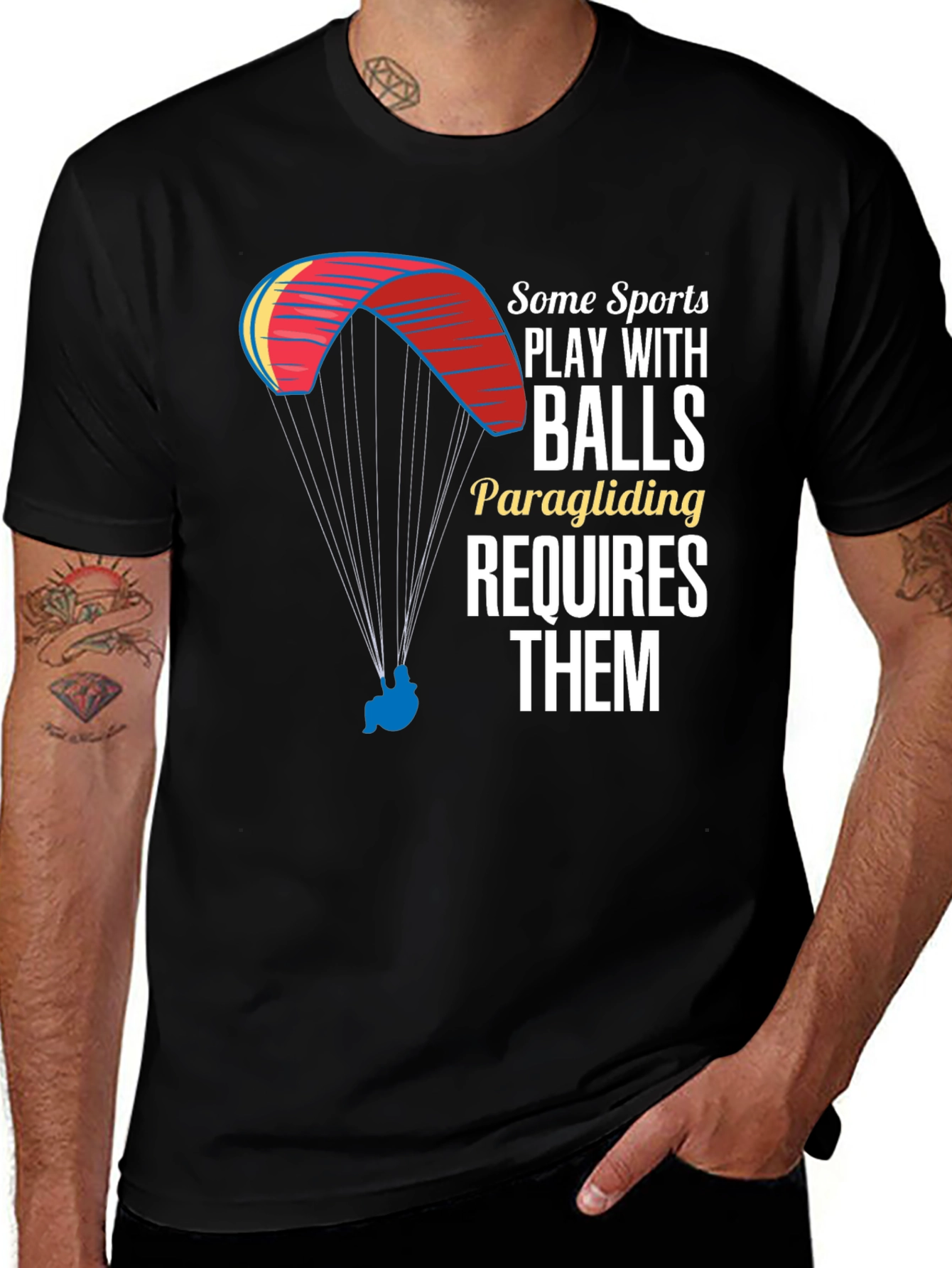 Variant 18 of Paragliding Requires Them T-Shirt