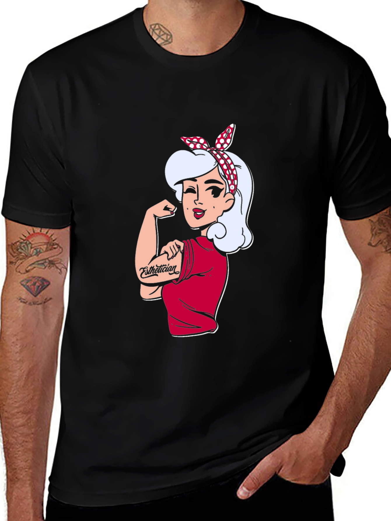 Variant 23 of Feminist Esthetician T-Shirt