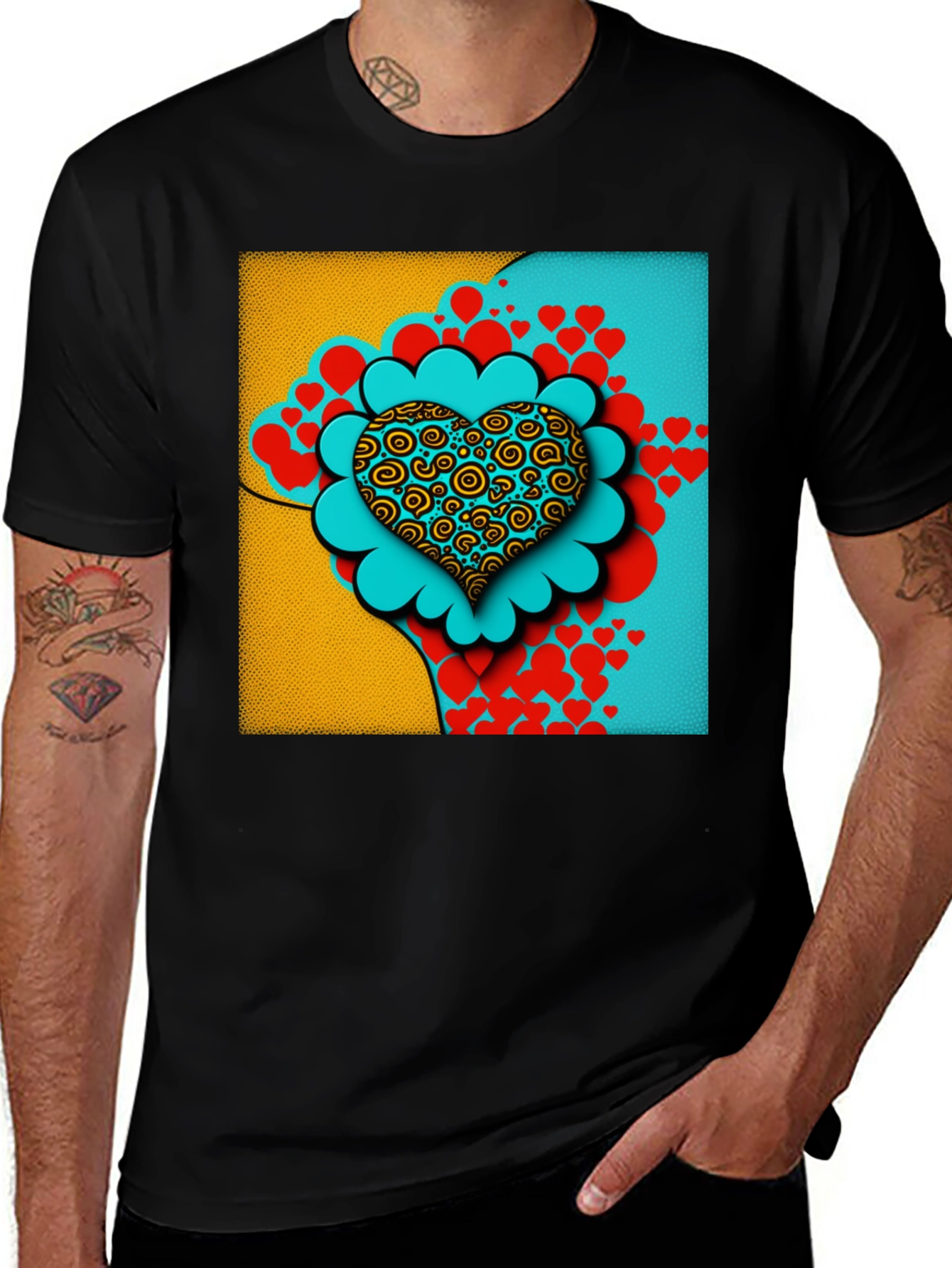 Variant 19 of Heart Design T-Shirt