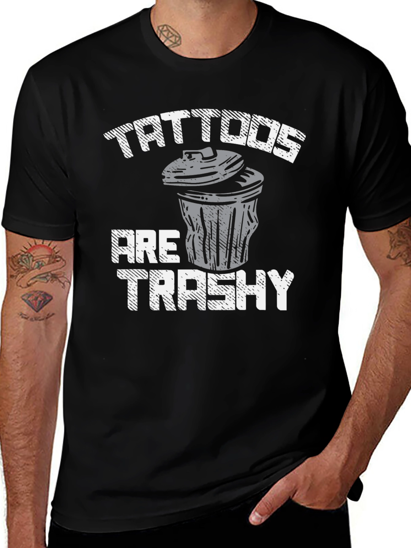 Variant 12 of Tattoos are Trashy Graphic Tee