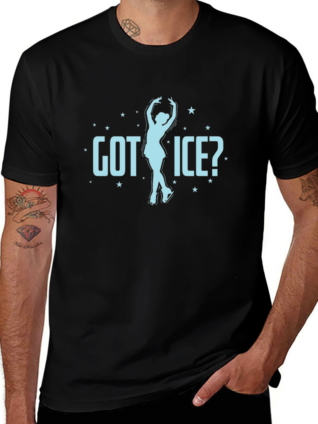 Variant 4 of Got Ice? Figure Skating Graphic T-Shirt