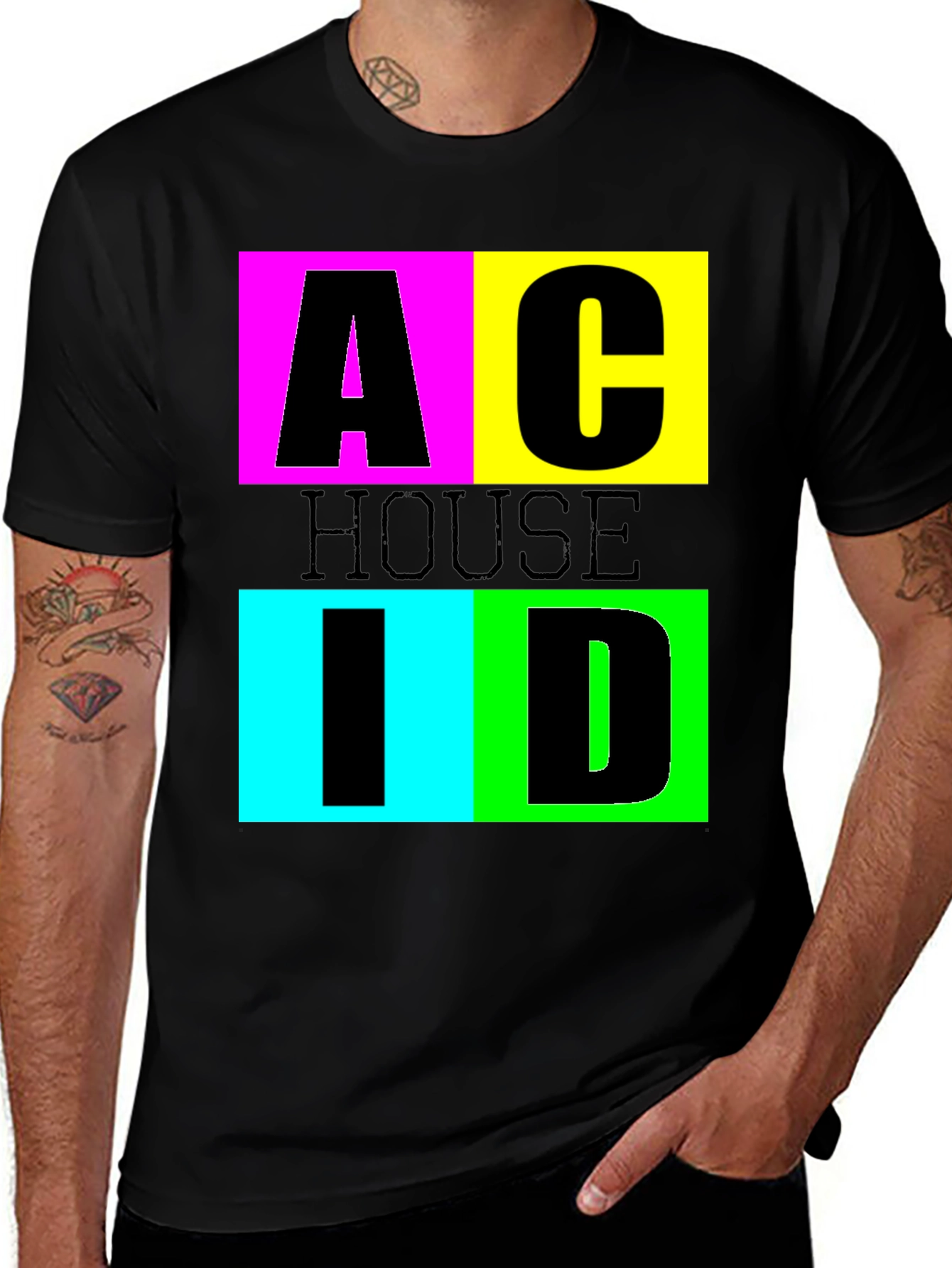 Acid House T-Shirt - Retro Rave Style