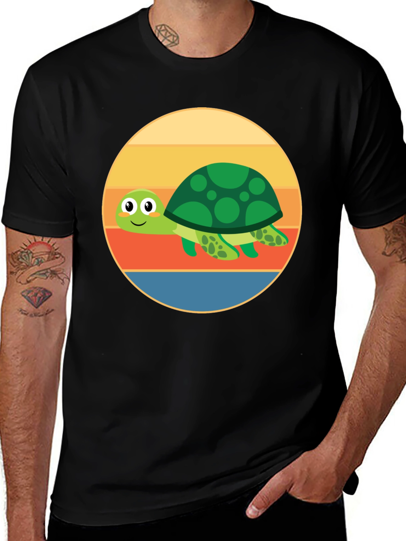 Variant 12 of Cartoon Turtle T-Shirt