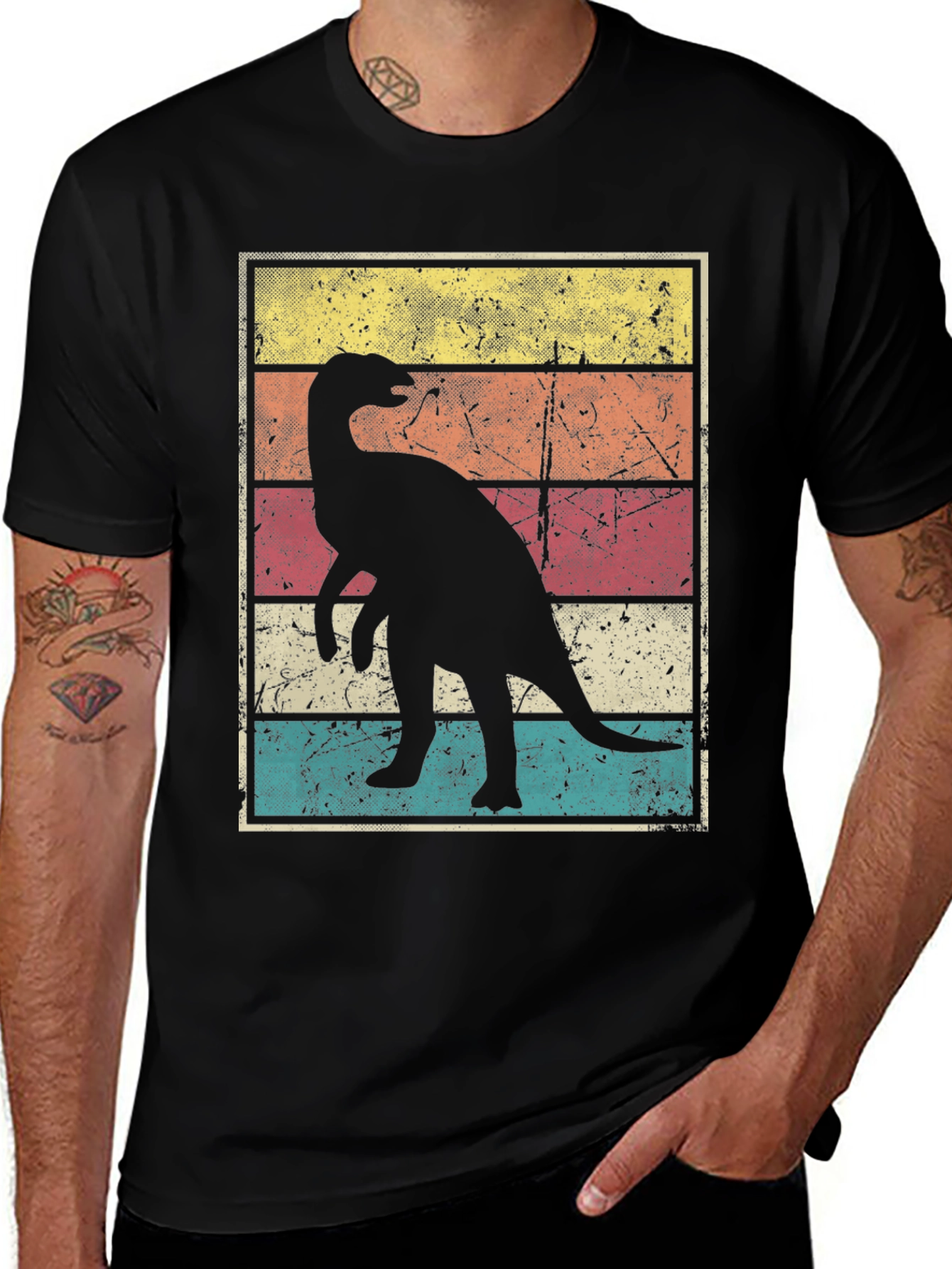 Variant 27 of Retro Dinosaur Graphic Tee