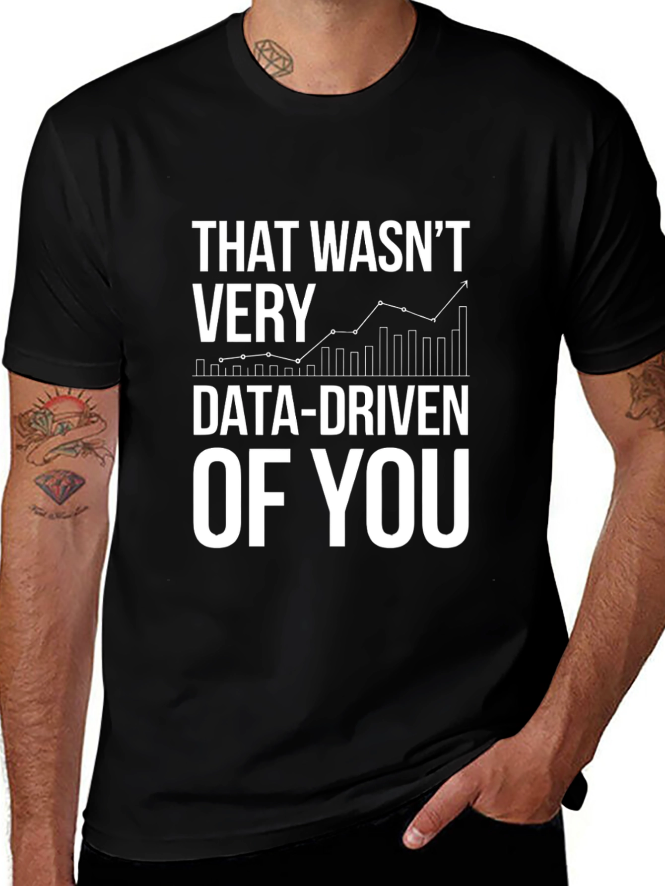 Variant 5 of Data-Driven Funny Graphic T-Shirt